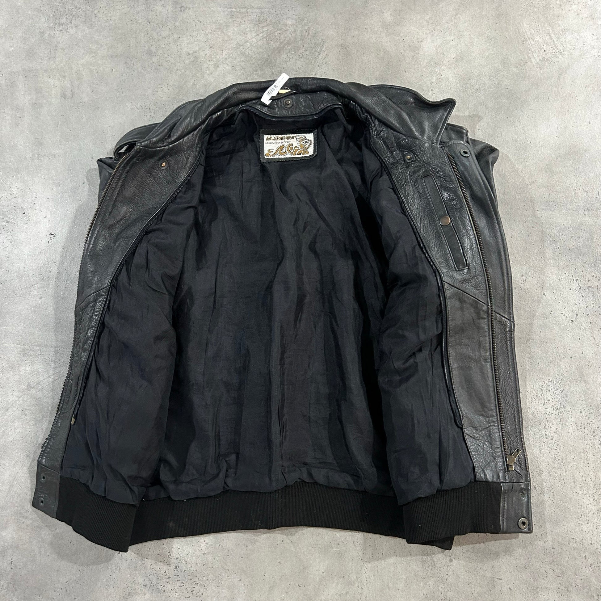 Vintage 70s-90s France Military Flight Leather Jackets