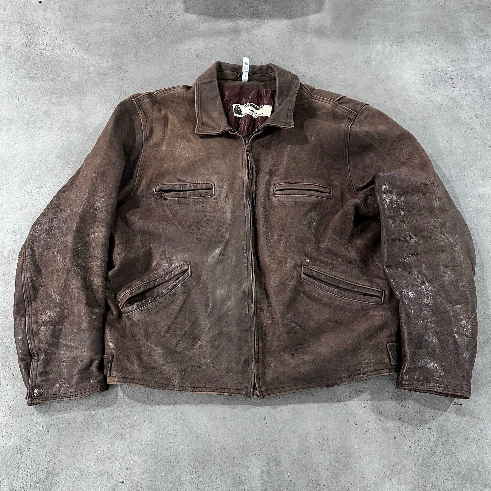 Vintage 70s-90s France Retro Leather Jackets