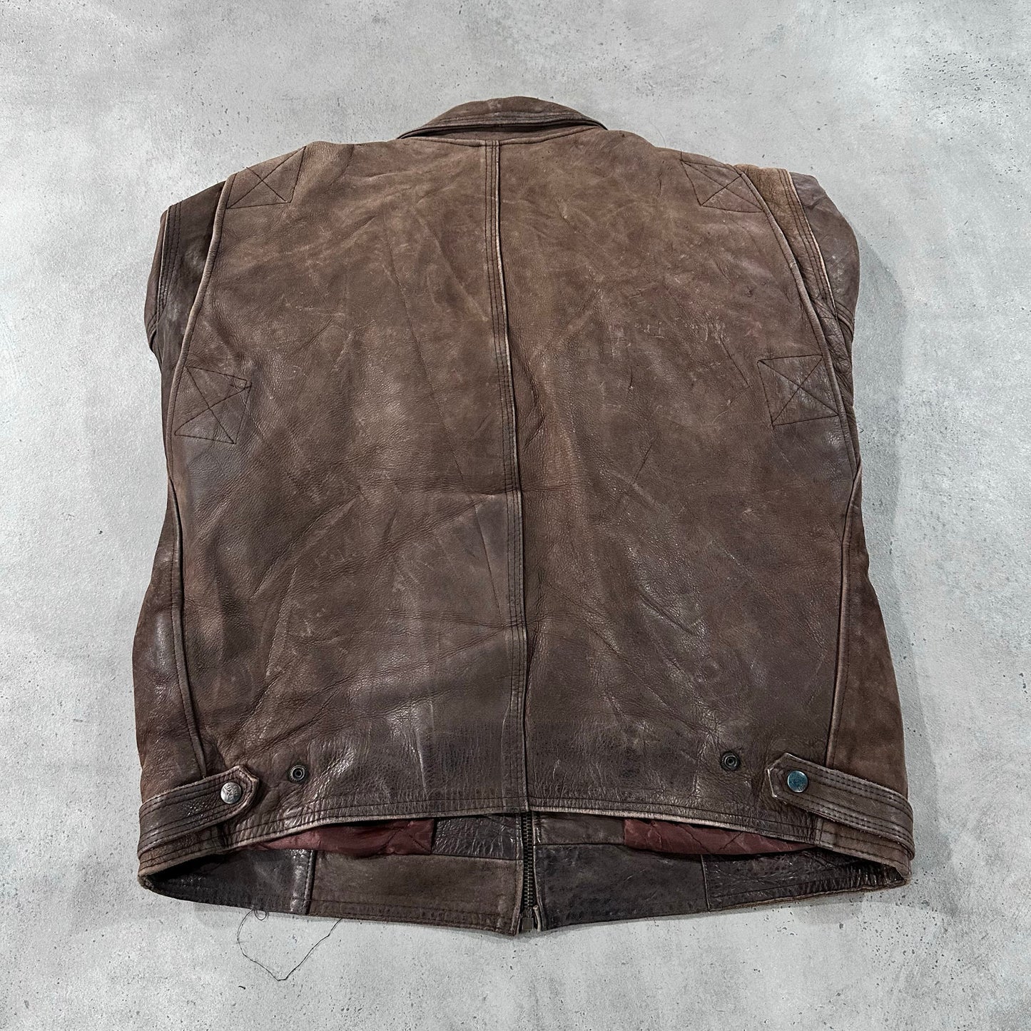 Vintage 70s-90s France Retro Leather Jackets