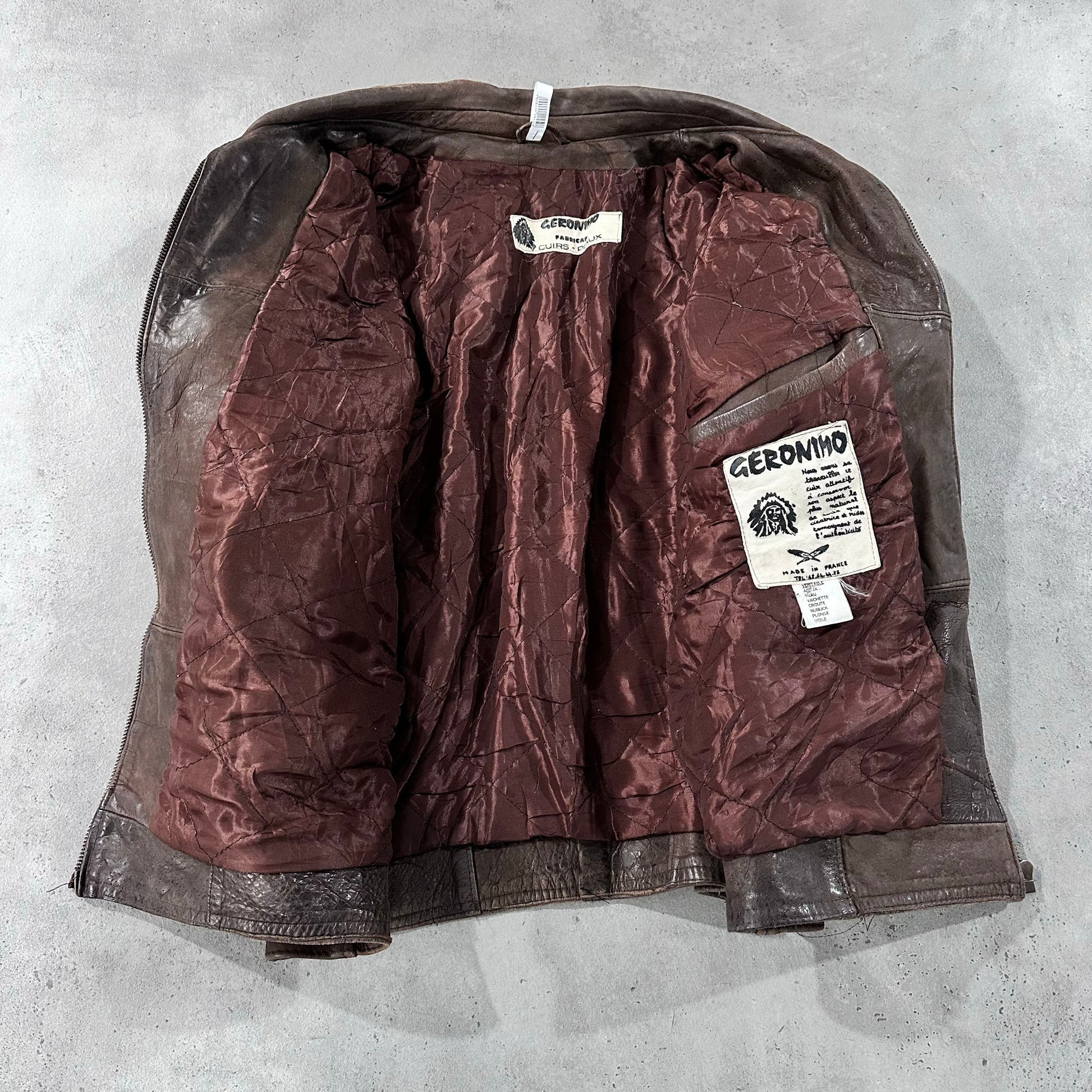 Vintage 70s-90s France Retro Leather Jackets