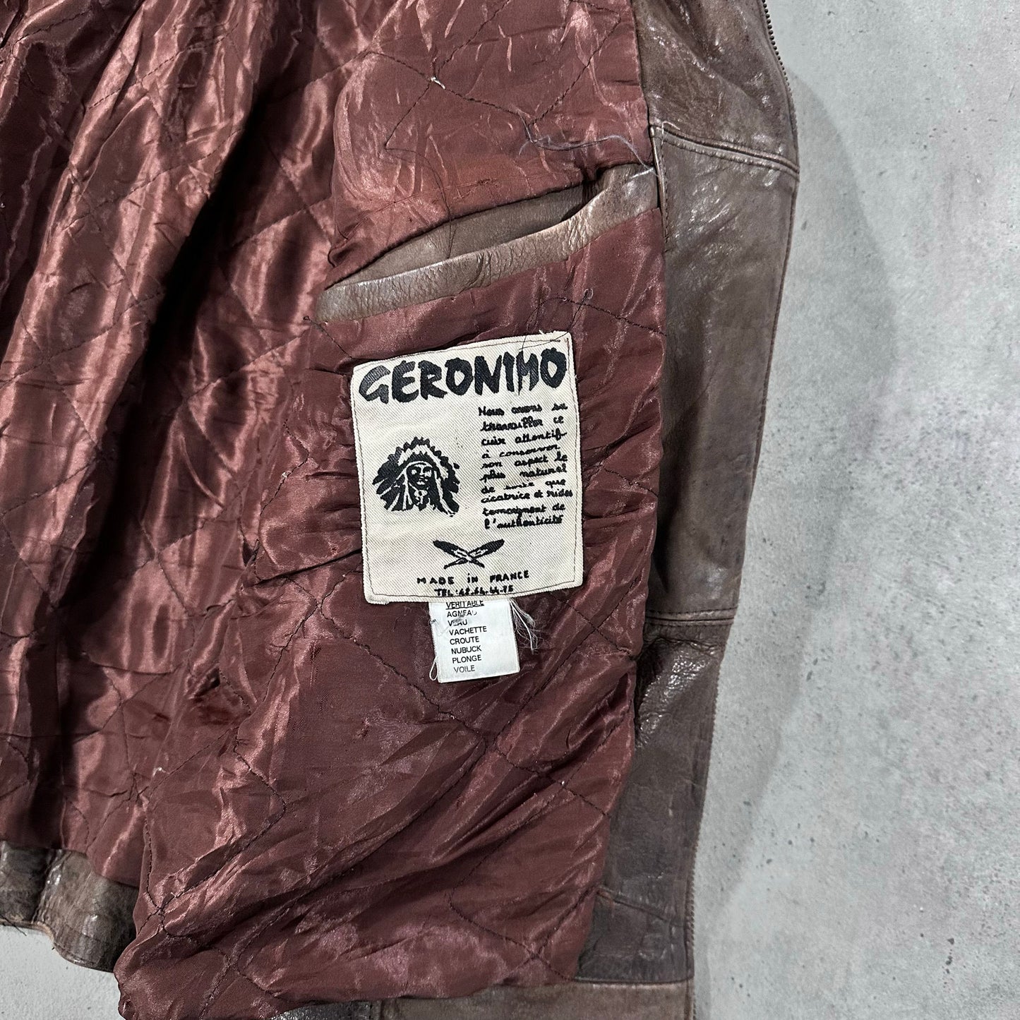 Vintage 70s-90s France Retro Leather Jackets