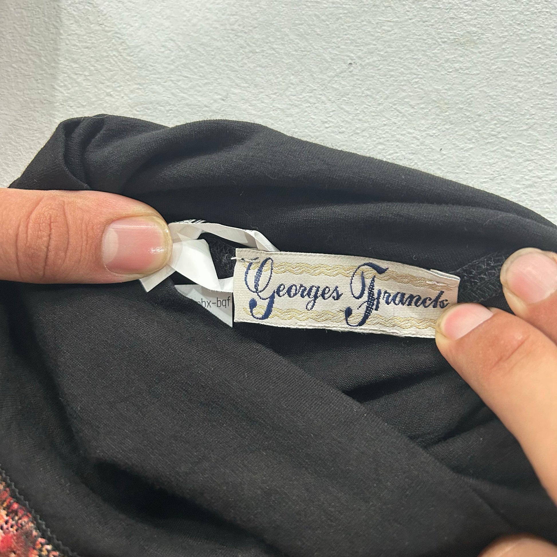 Y2K Printed Mesh Georges Franck T-Shirt
