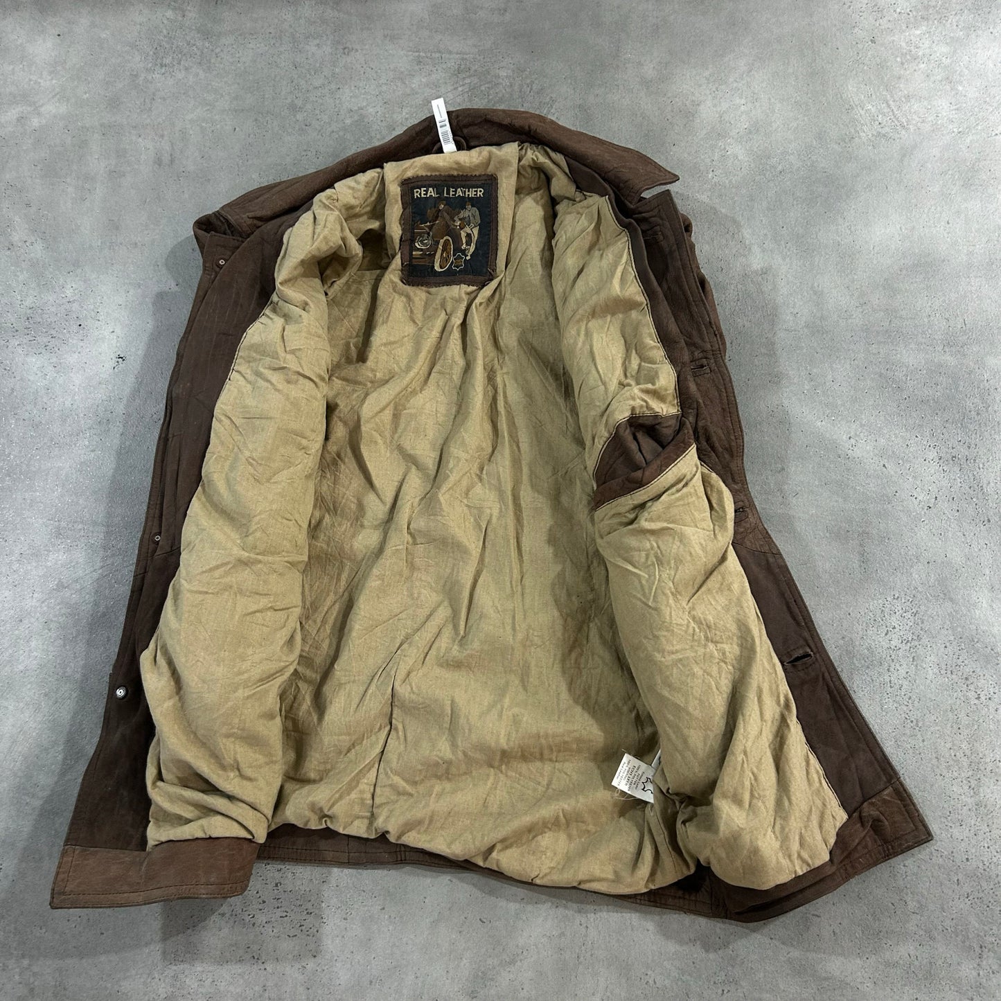 Vintage 70s-90s Germany Retro Mid-Length Leather Jackets