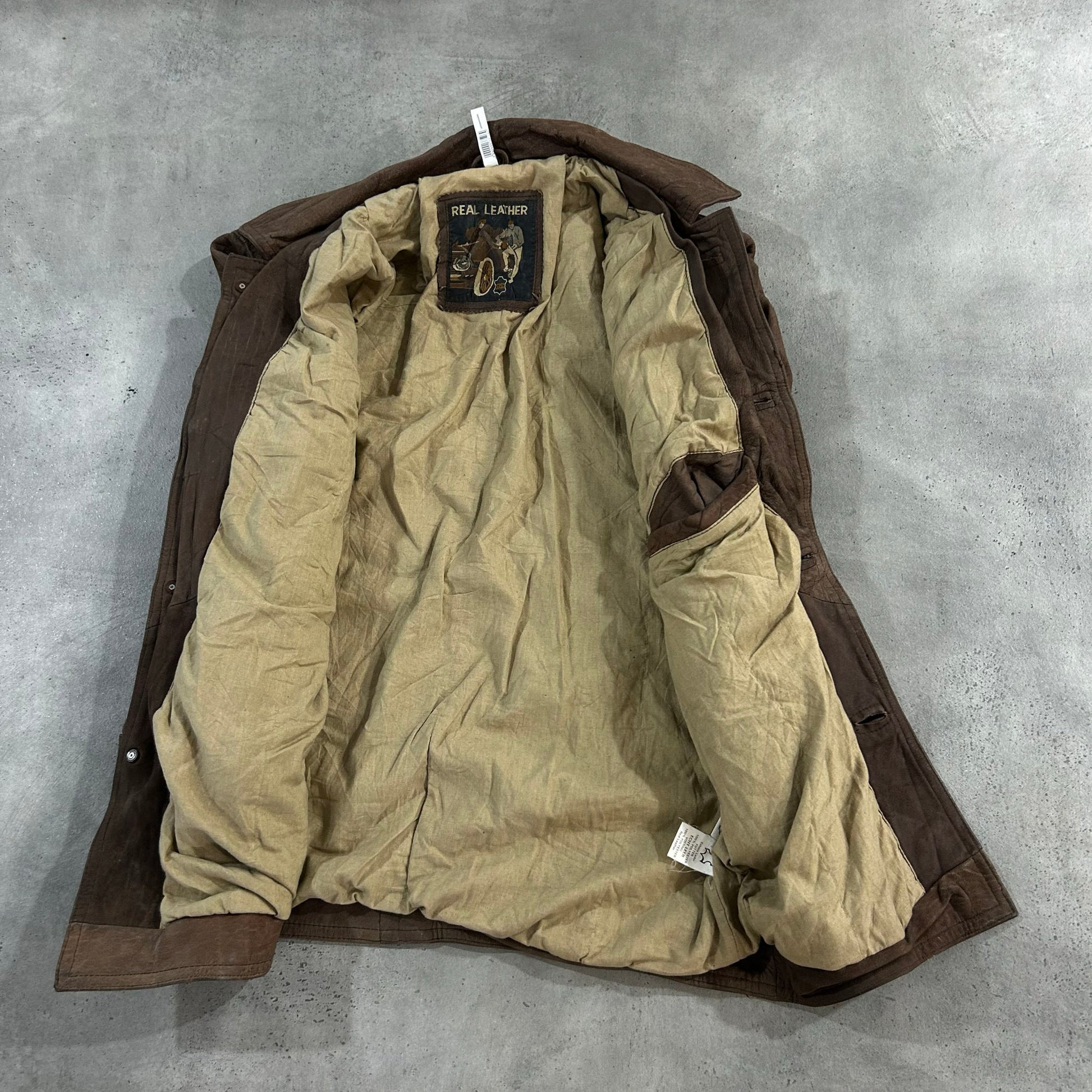 Vintage 70s-90s Germany Retro Mid-Length Leather Jackets