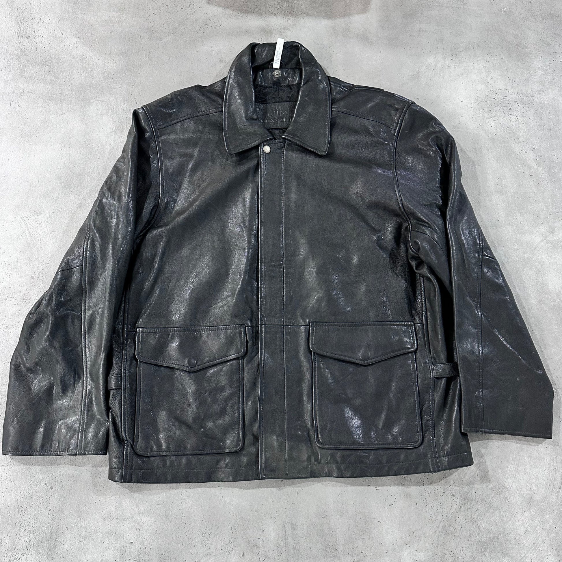 Vintage Retro Mid-Length Leather Jackets
