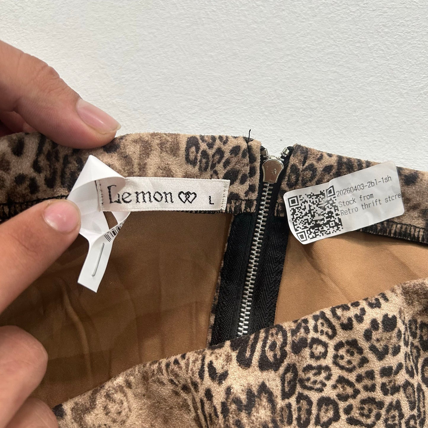 Y2K Animal Print Skirt