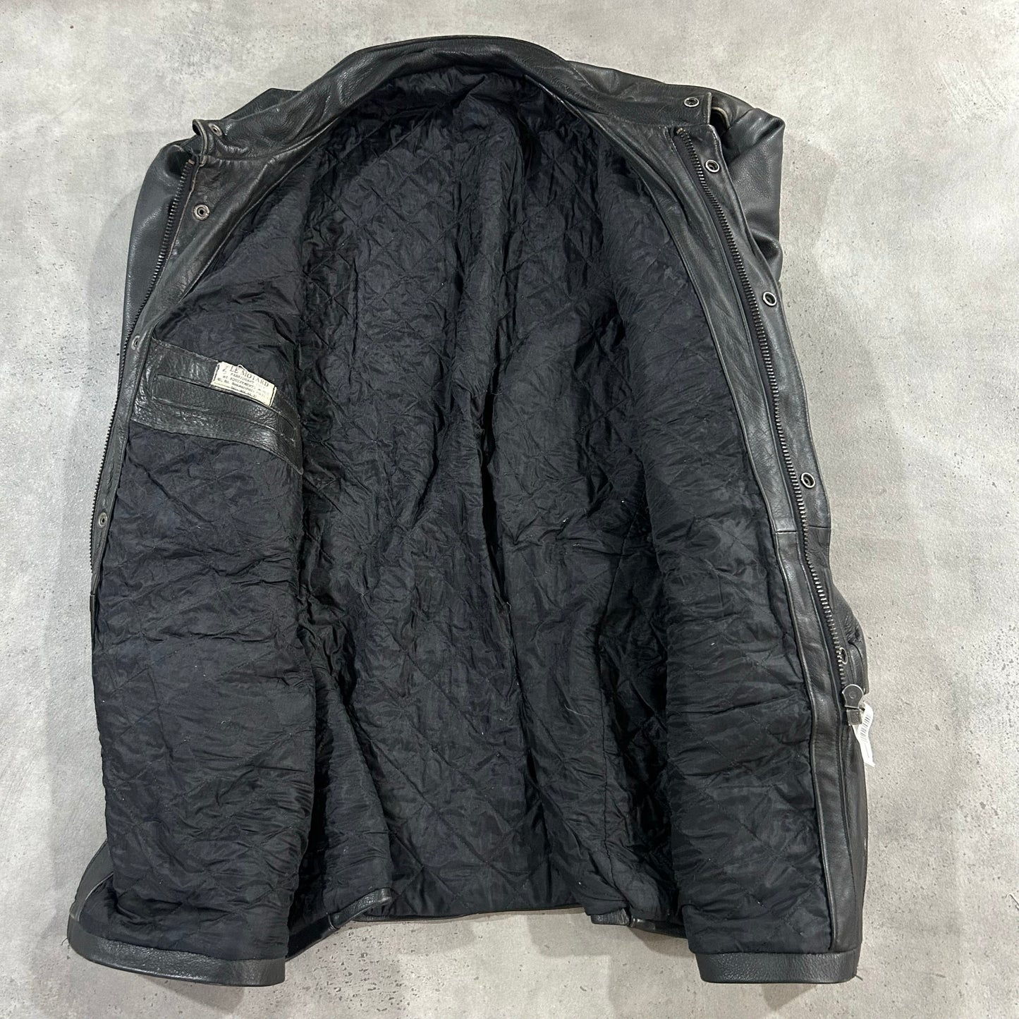 Vintage 70s-90s France Retro Mid-Length Leather Jackets