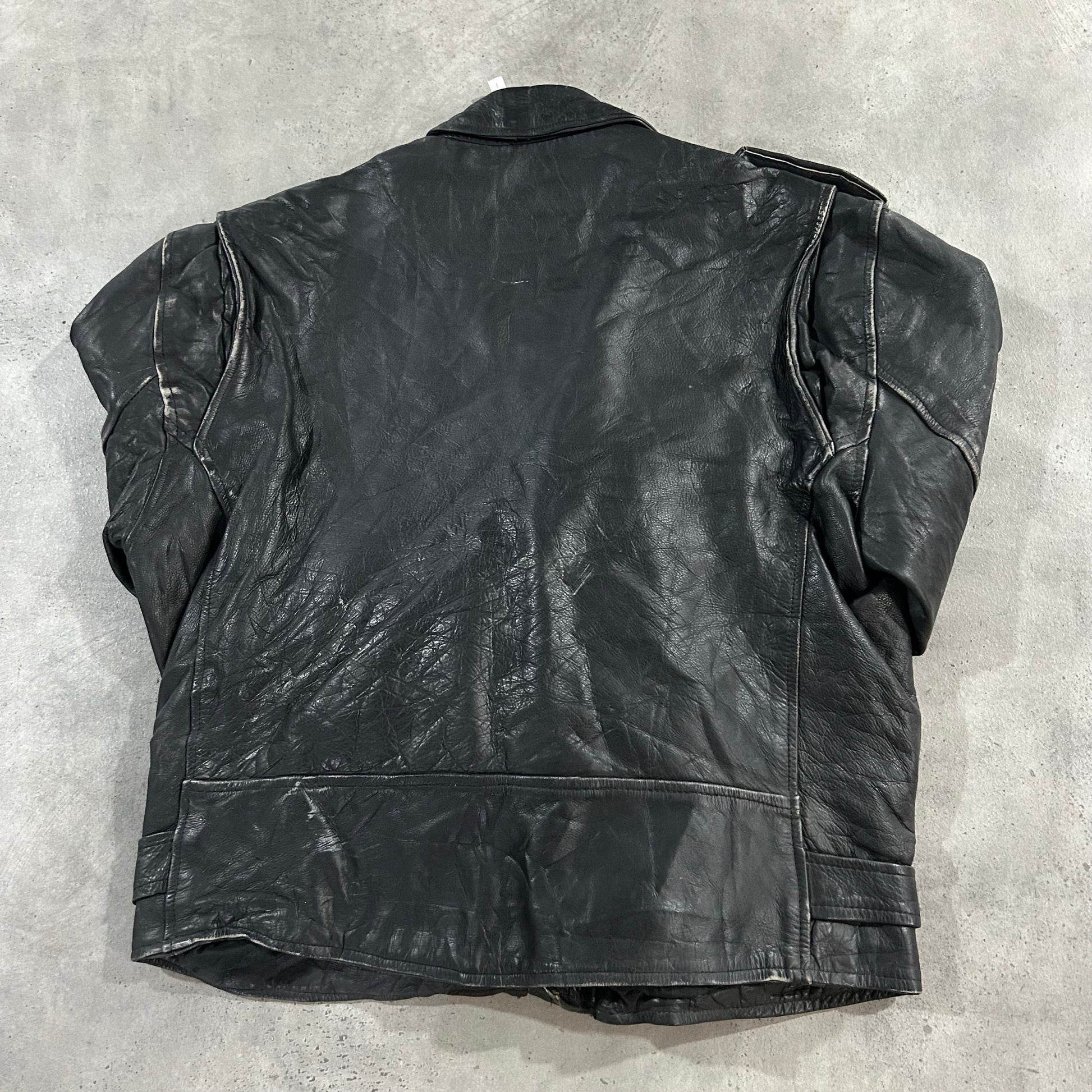 Vintage 70s-90s Retro Double Rider Leather Jackets