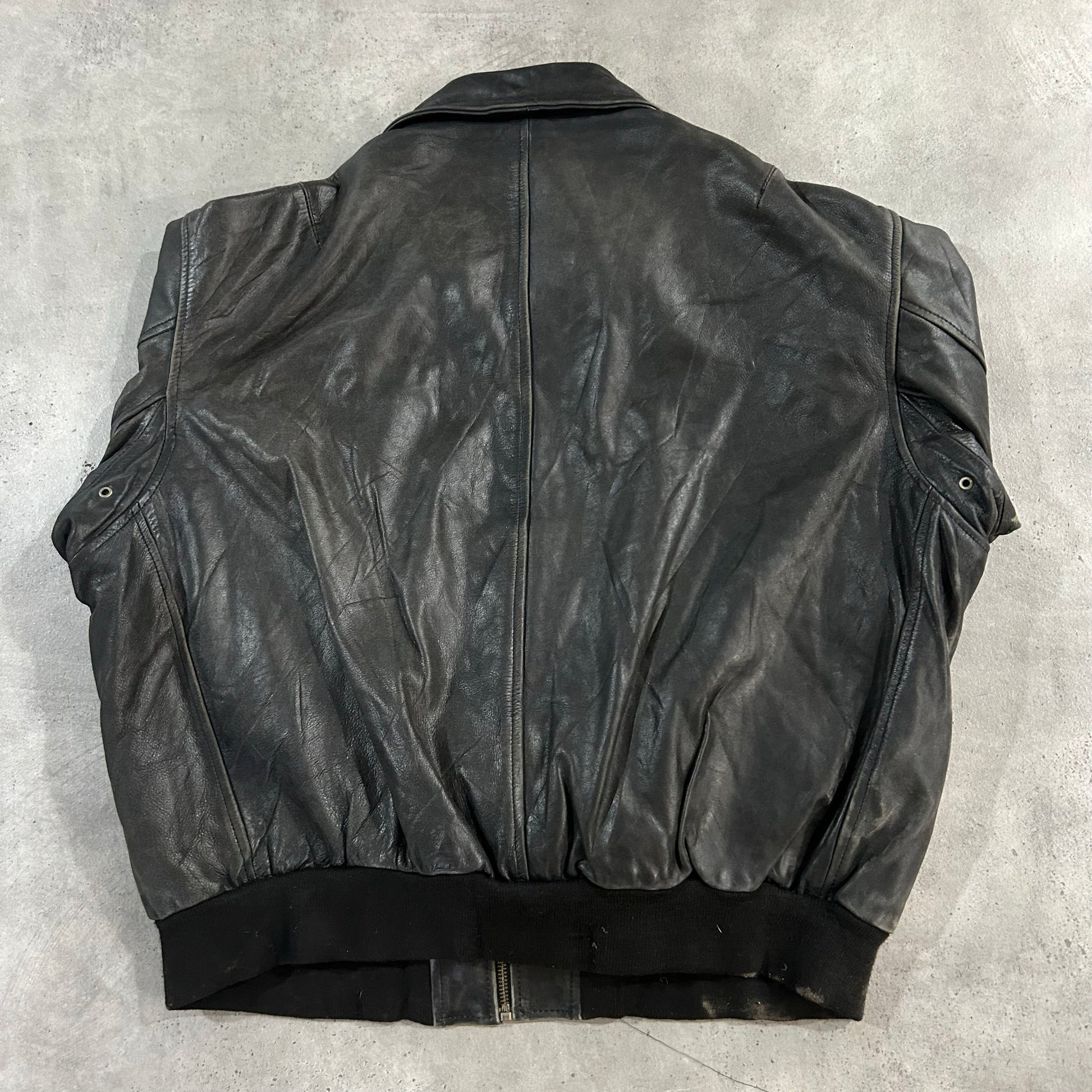 Vintage France Redskins Retro Flight Leather Jackets