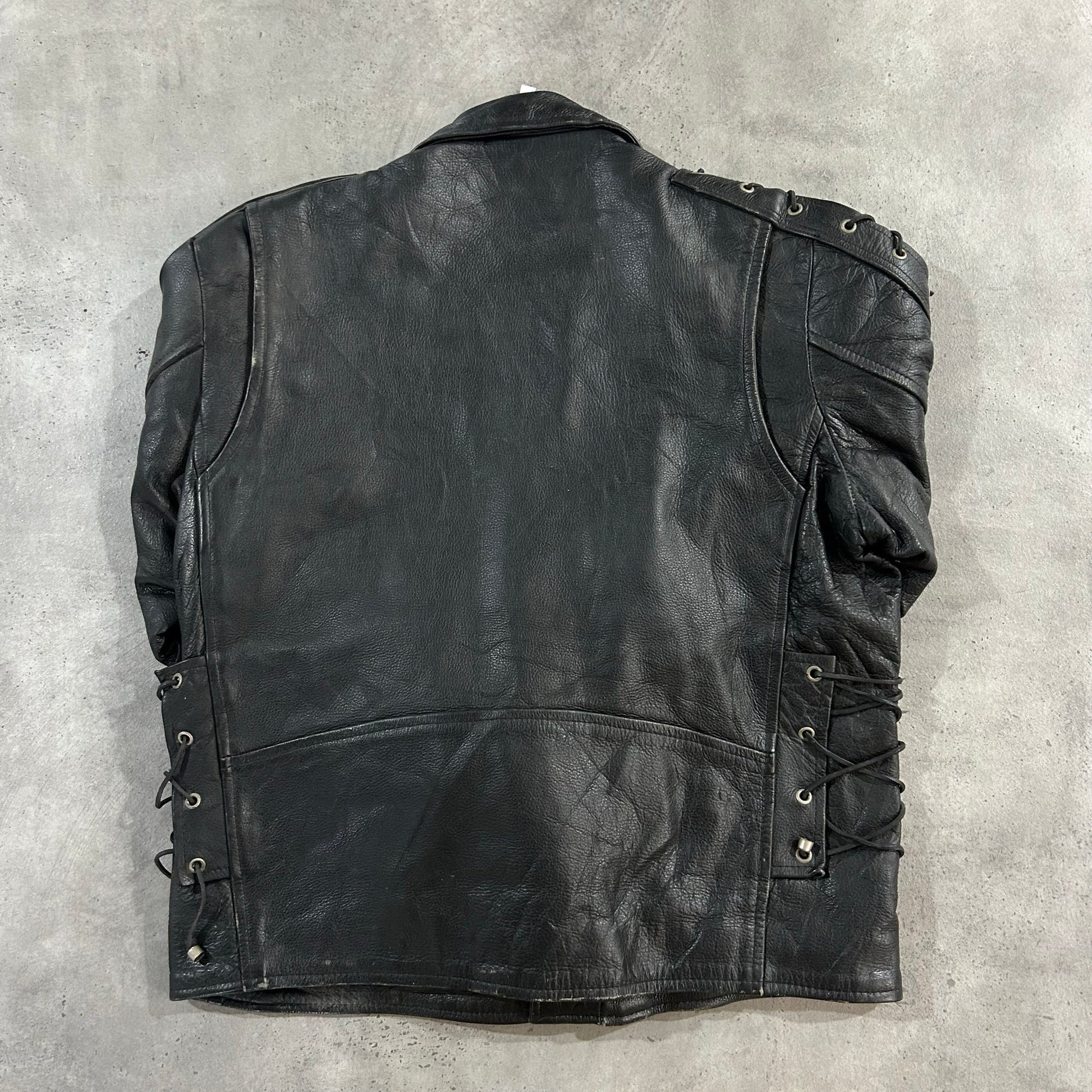 Vintage 70s-90s Retro Double Rider Leather Jackets