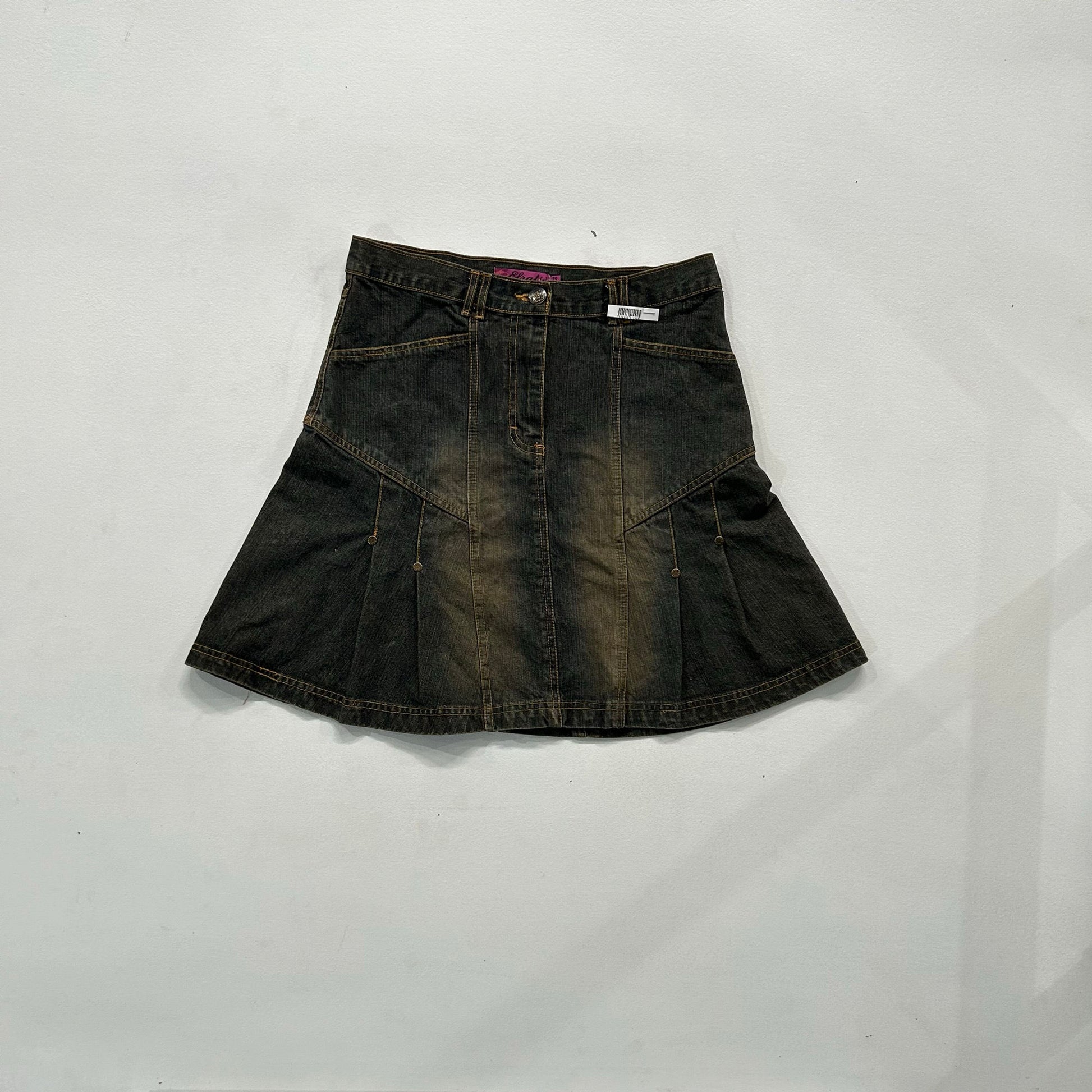 Y2K Flared Denim Skirt