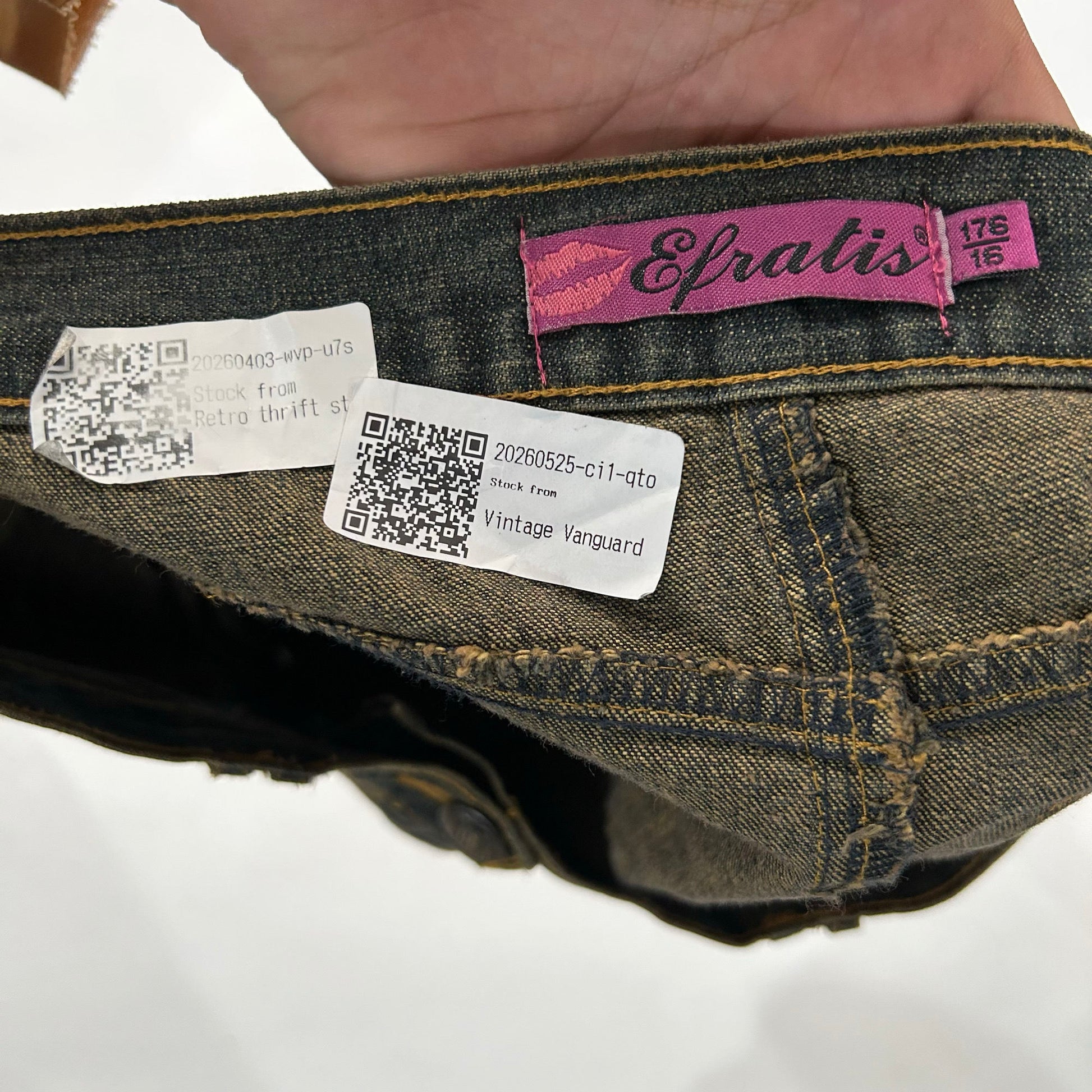 Y2K Flared Denim Skirt