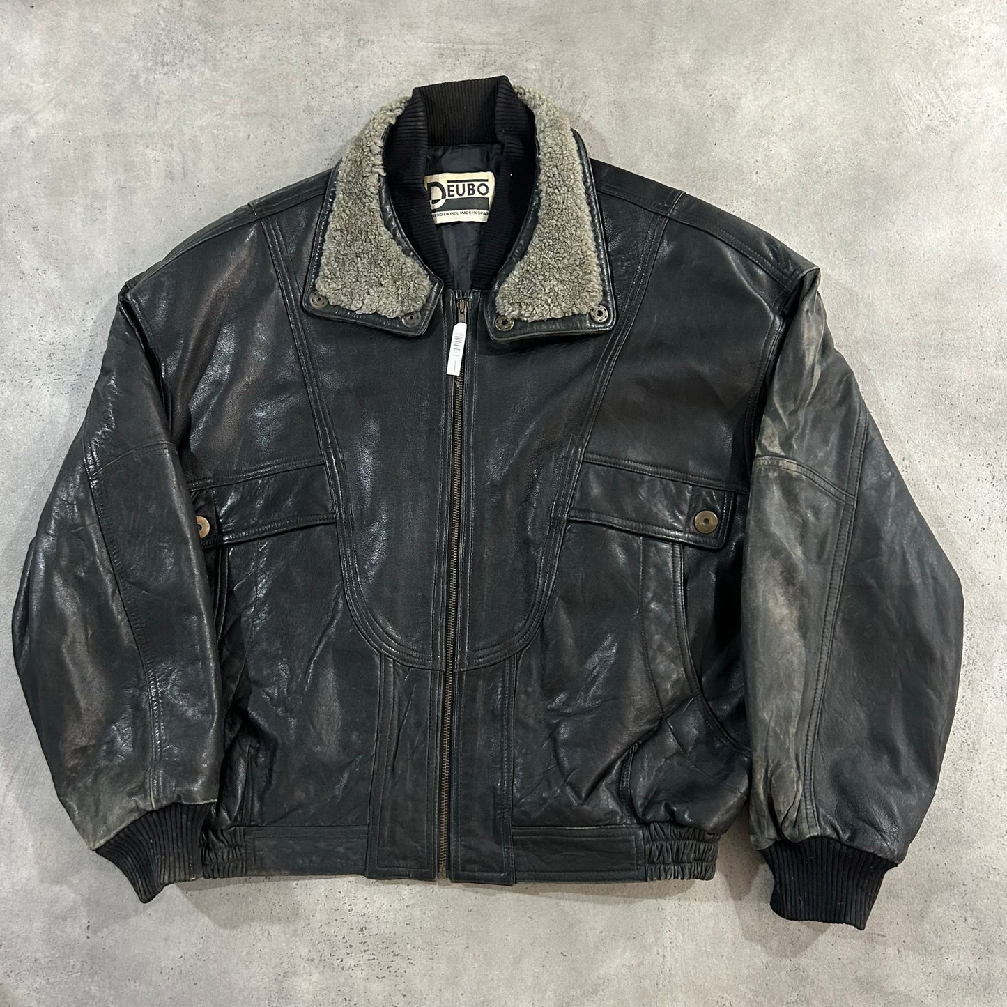Vintage 70s-90s Spain Retro Flight Leather Jackets
