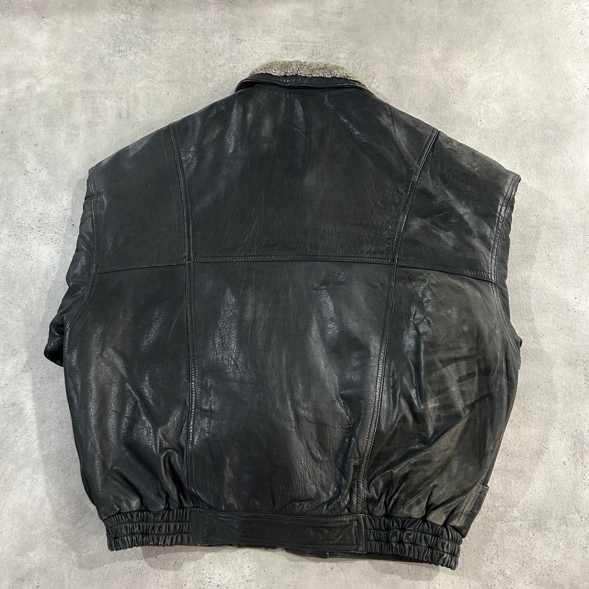 Vintage 70s-90s Spain Retro Flight Leather Jackets
