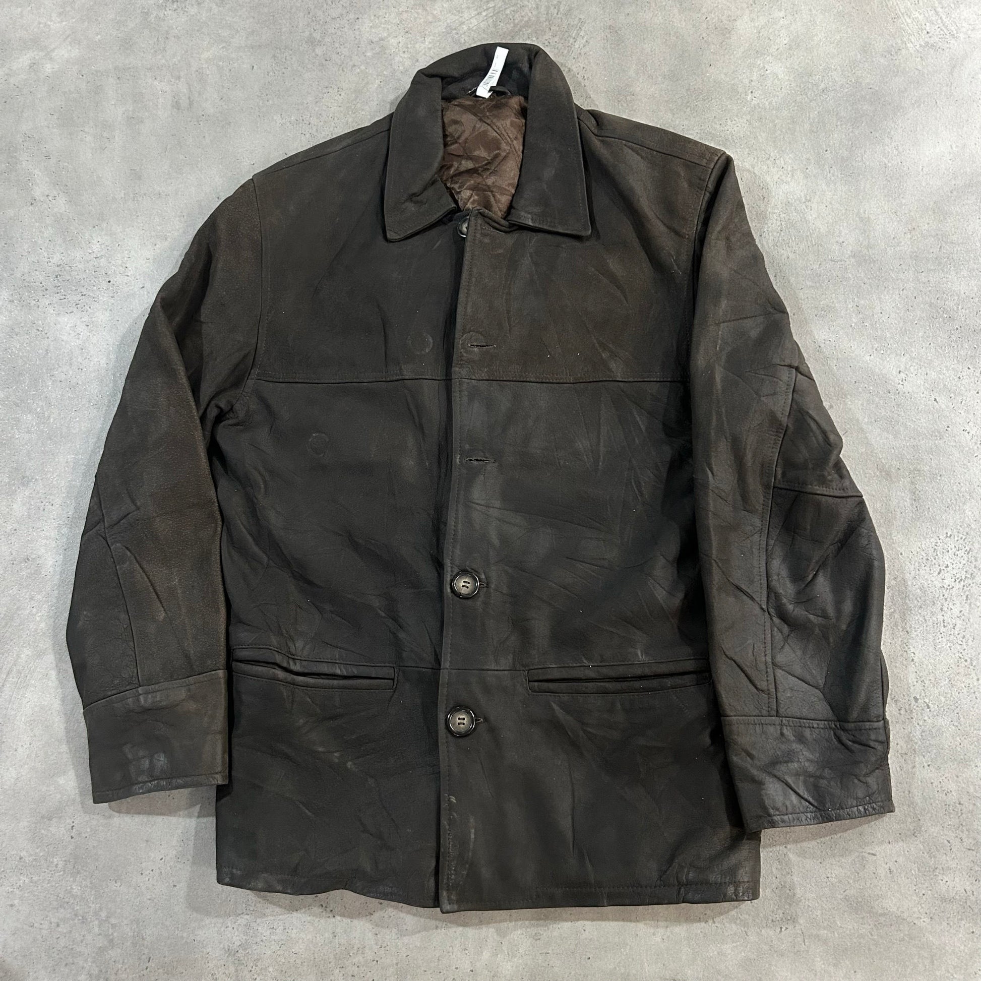Vintage Retro Mid-Length Leather Jackets