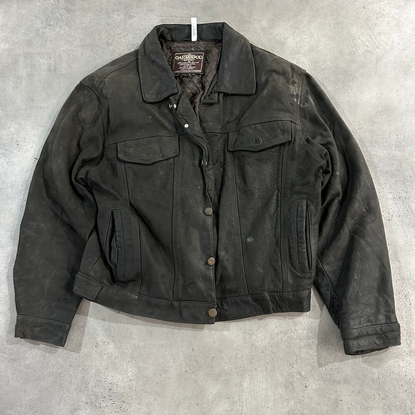 Vintage 70s-90s Oakwood Retro Leather Jackets