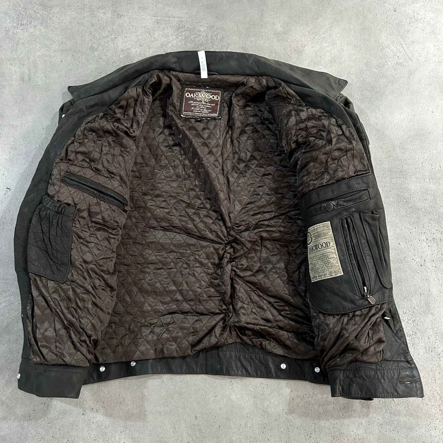 Vintage 70s-90s Oakwood Retro Leather Jackets