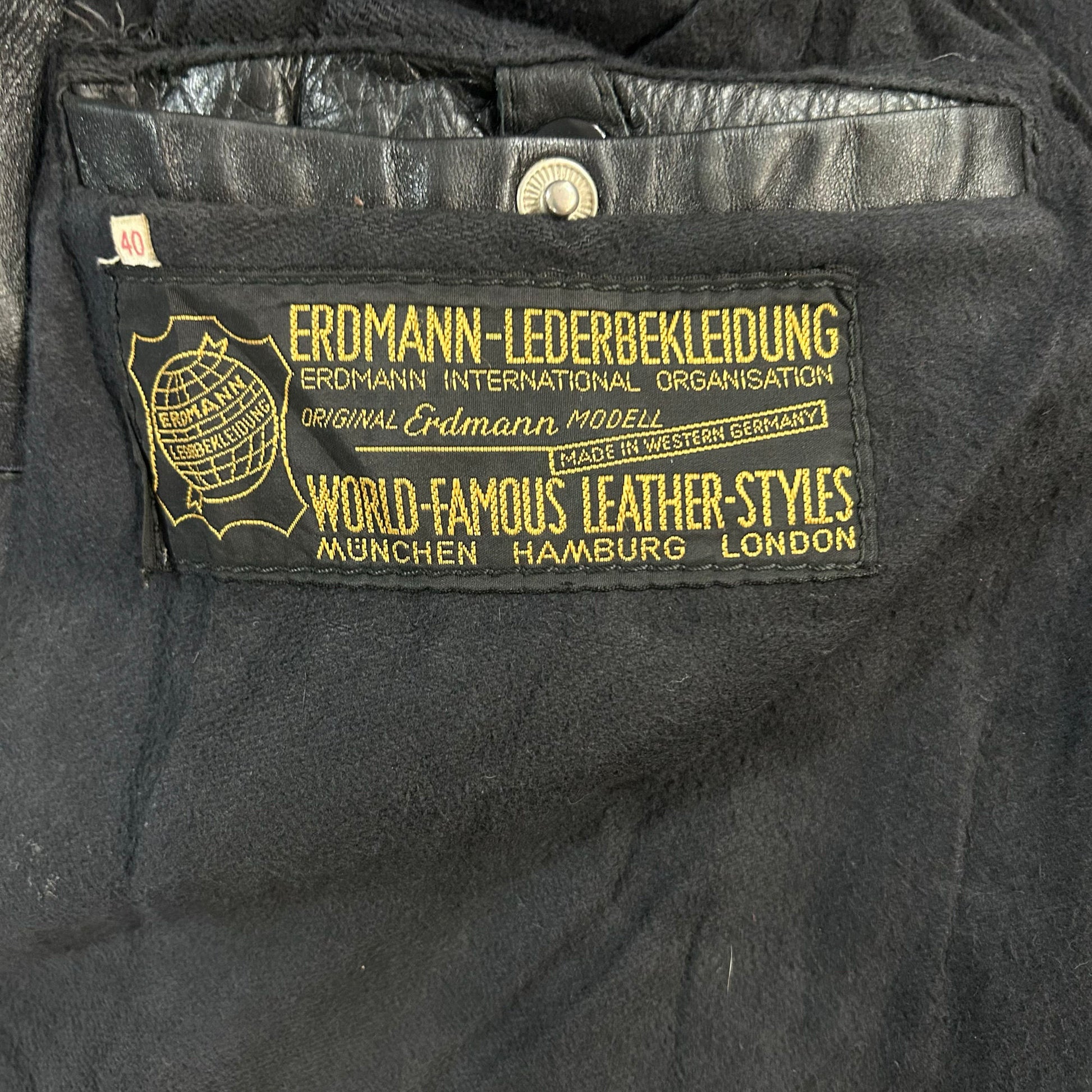 Vintage 70s-90s West Germany Double Rider Leather Jackets