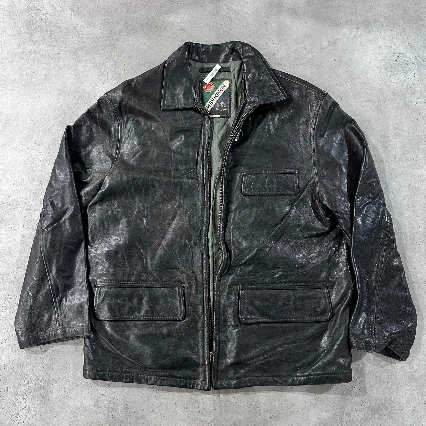 Vintage 70s-90s France Chevignon Retro Leather Jackets