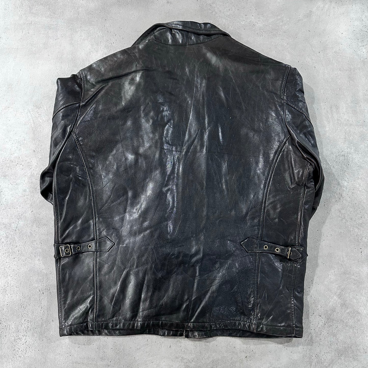 Vintage 70s-90s France Chevignon Retro Leather Jackets
