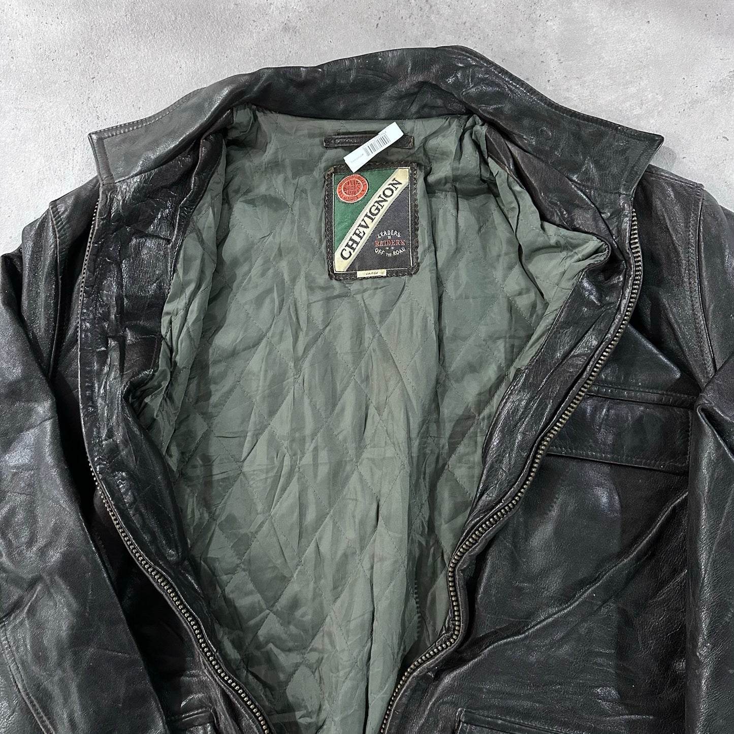 Vintage 70s-90s France Chevignon Retro Leather Jackets