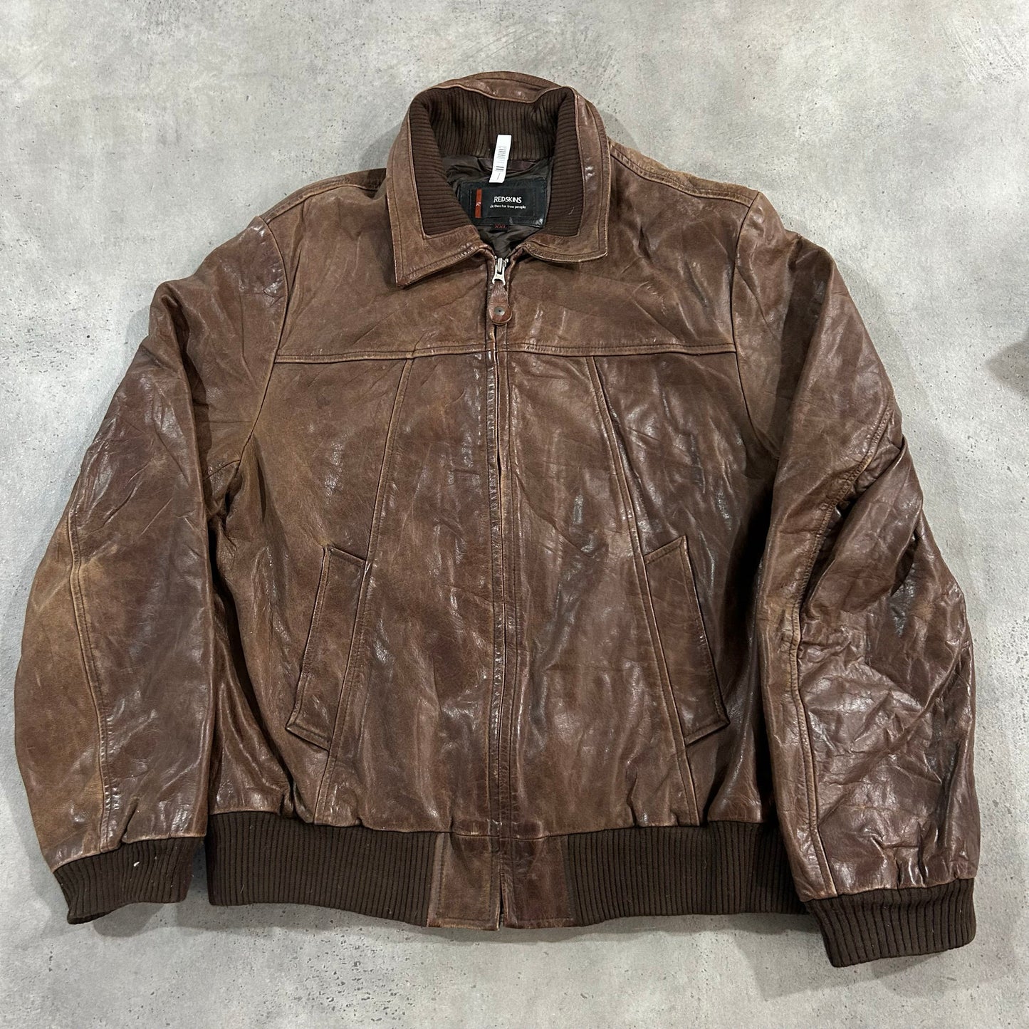 Vintage Redskins Retro Leather Jackets