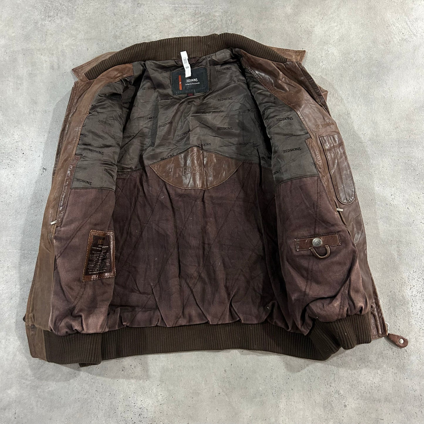 Vintage Redskins Retro Leather Jackets
