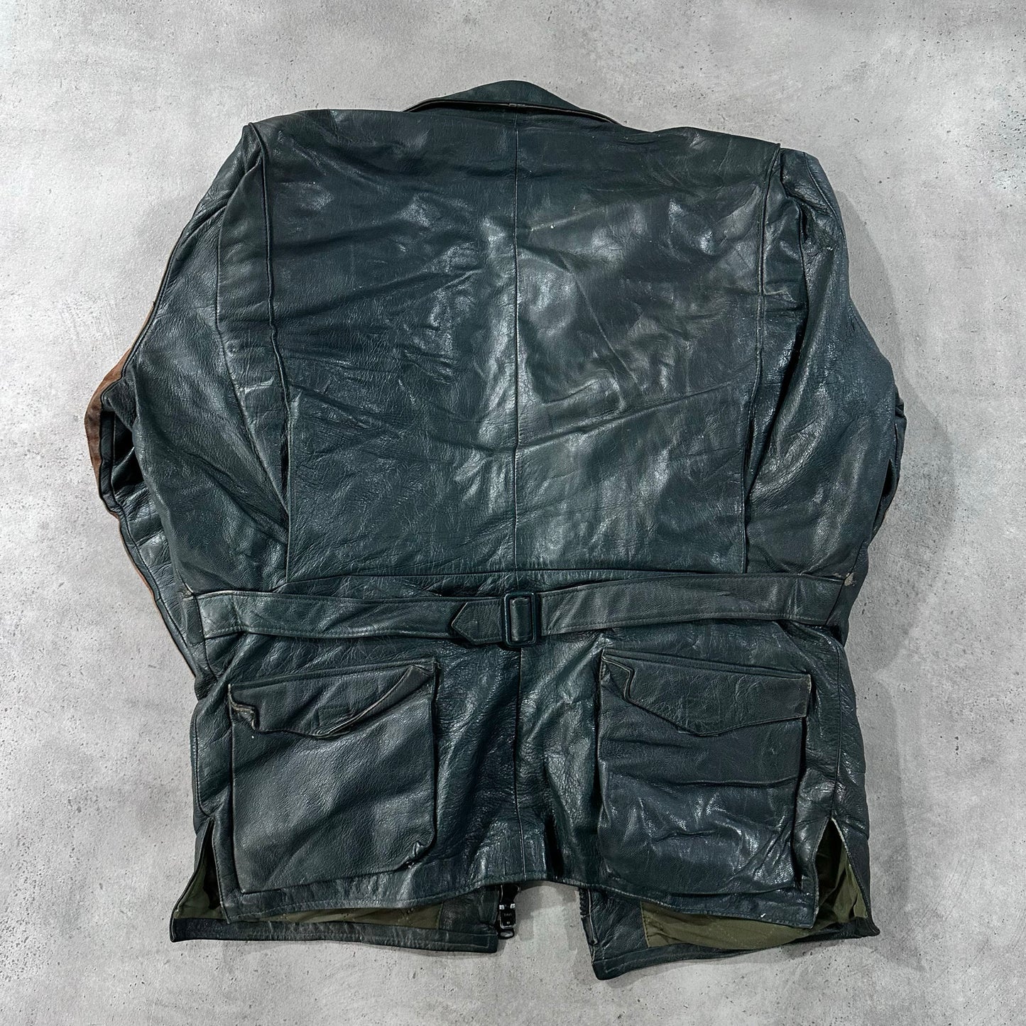 Vintage 70s-90s Sweden Workwear Mid-Length Leather Jackets