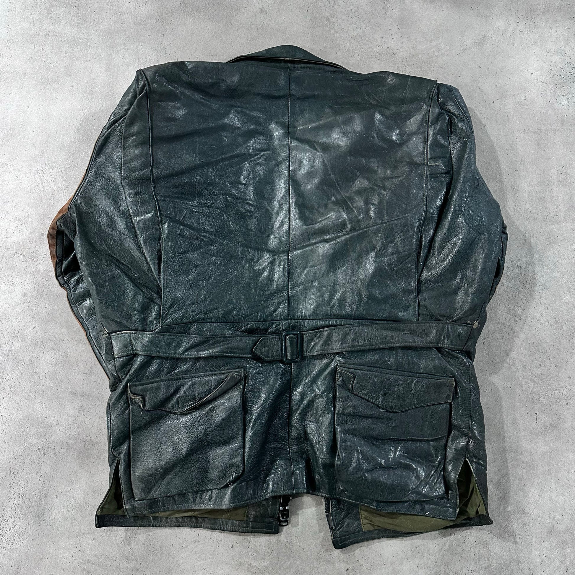 Vintage 70s-90s Sweden Workwear Mid-Length Leather Jackets
