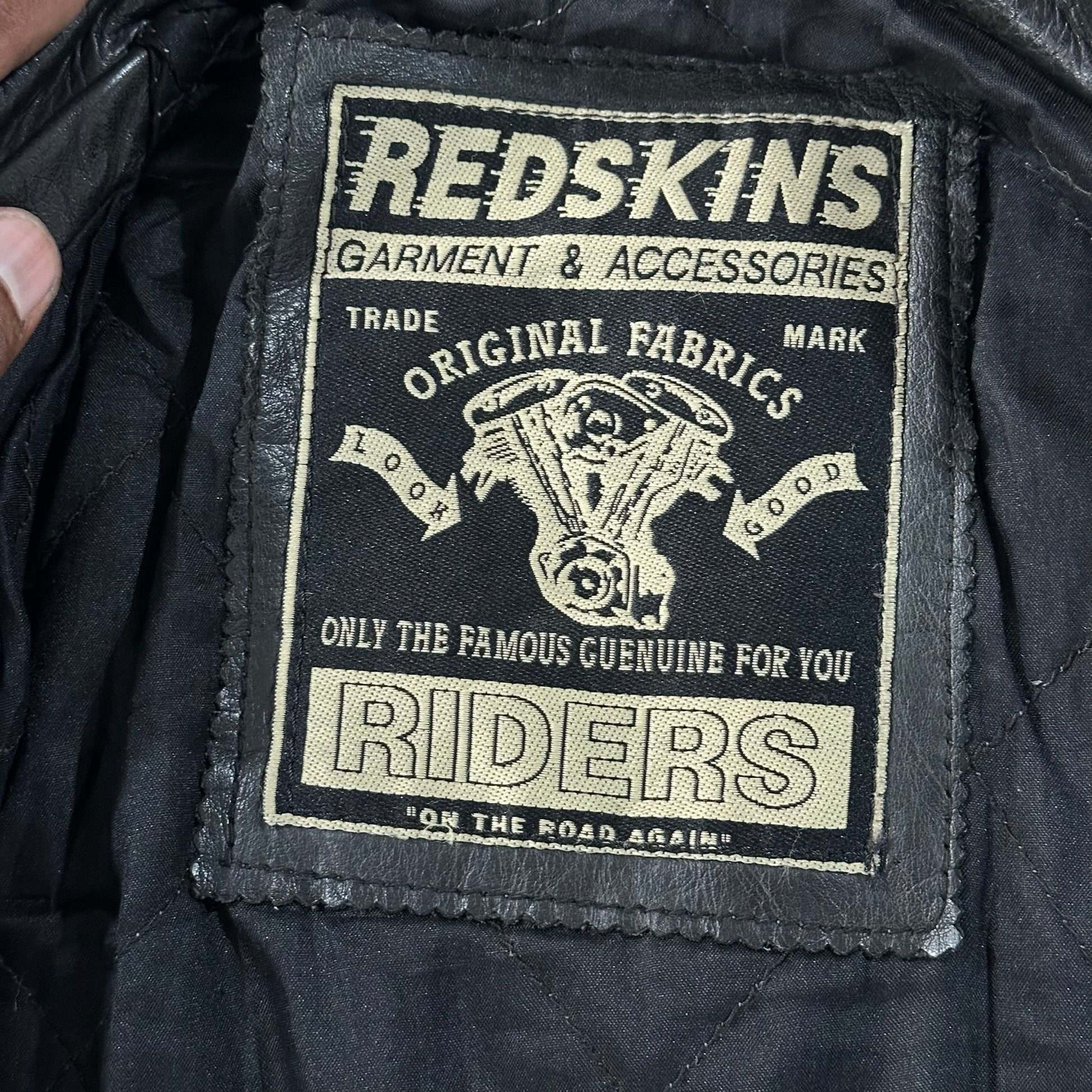 Vintage 70s-90s France Redskins Retro Double Rider Leather Jackets