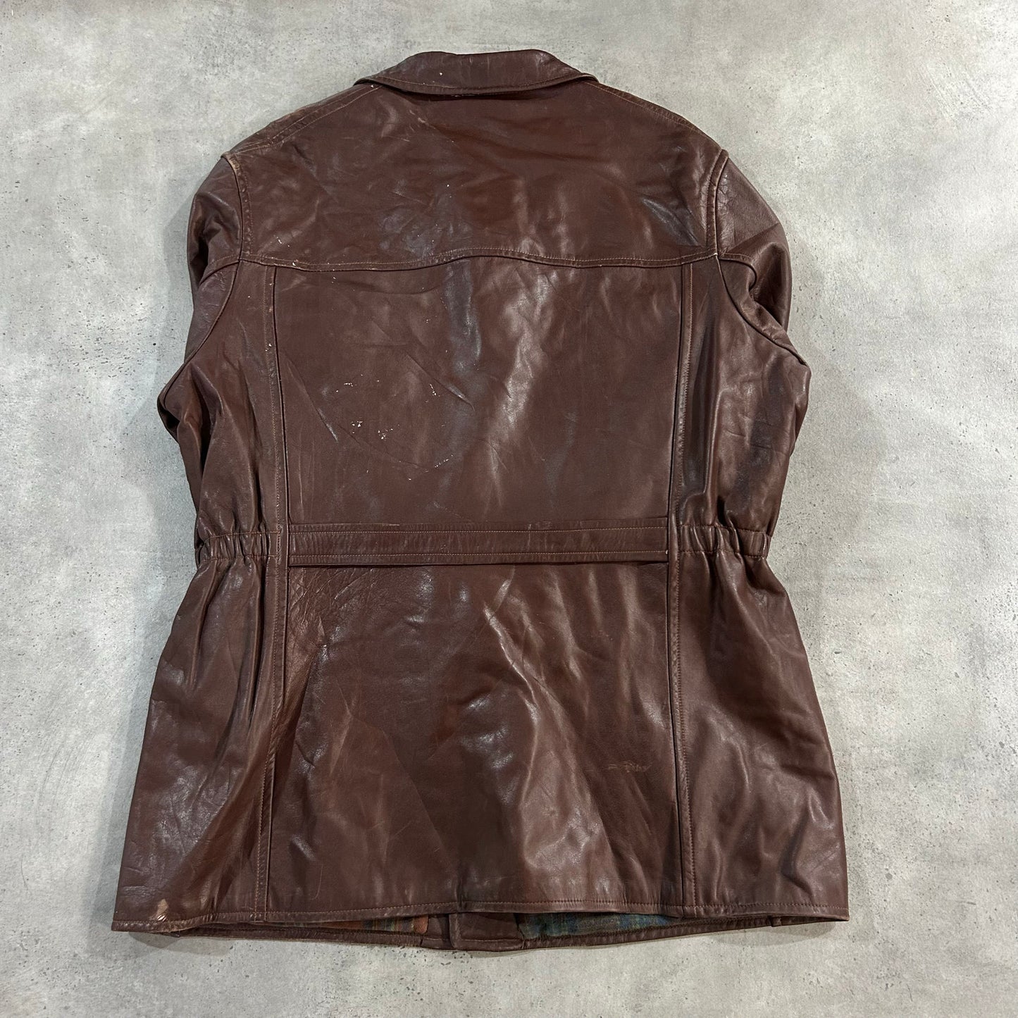 Vintage 50s-60s Finland Mid-Length Leather Jackets