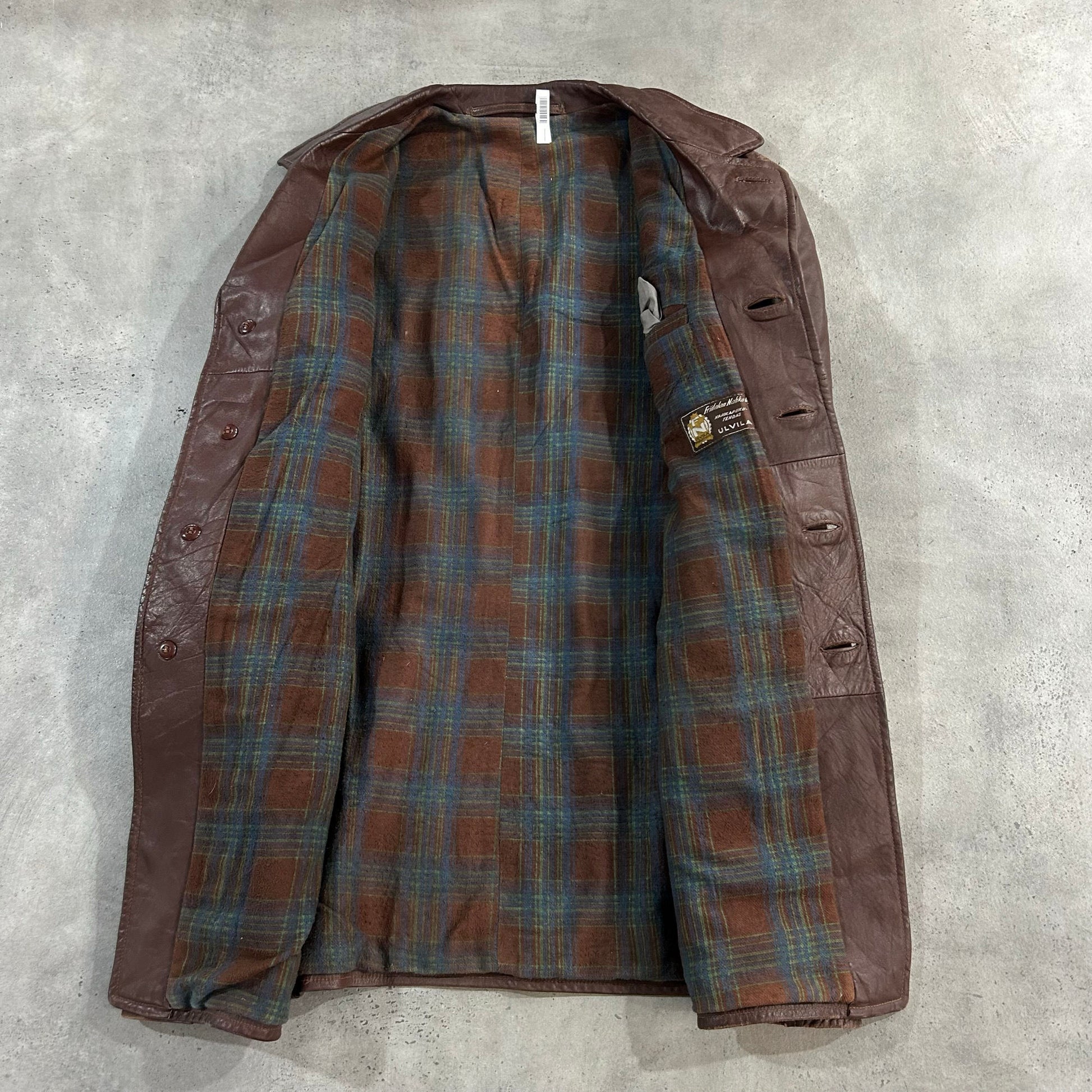 Vintage 50s-60s Finland Mid-Length Leather Jackets