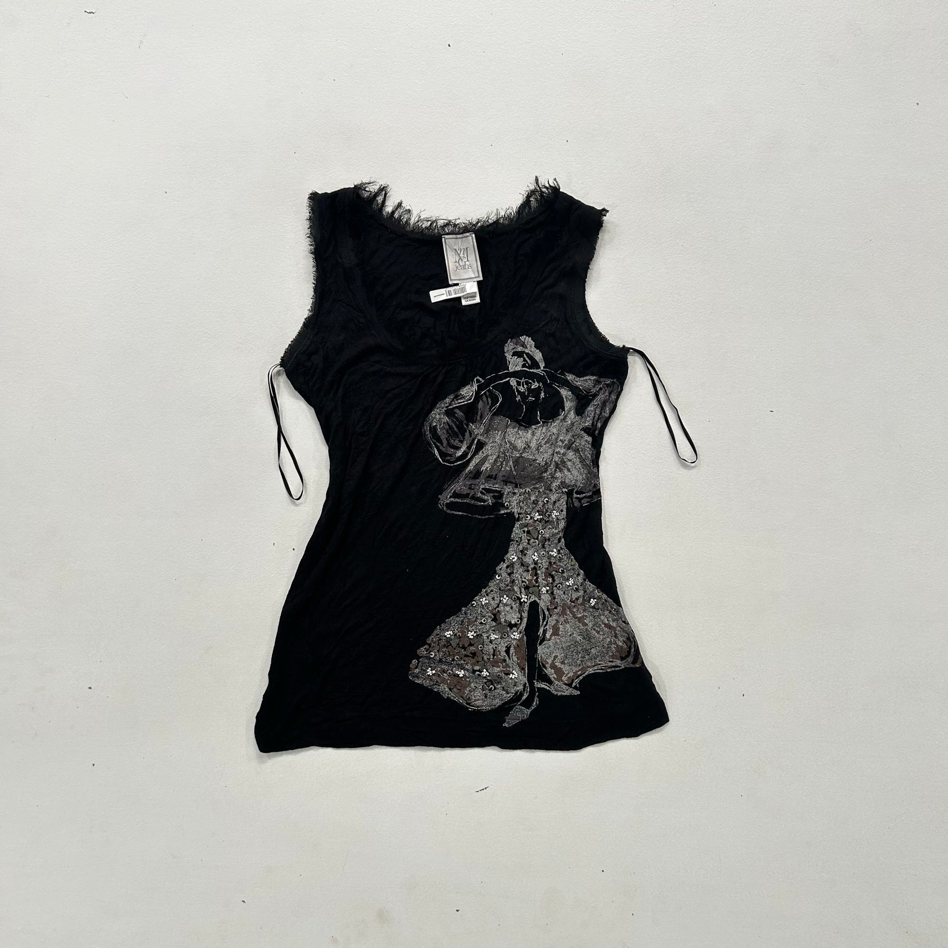 Turkey Y2K Printed Sequins Tank/Cami