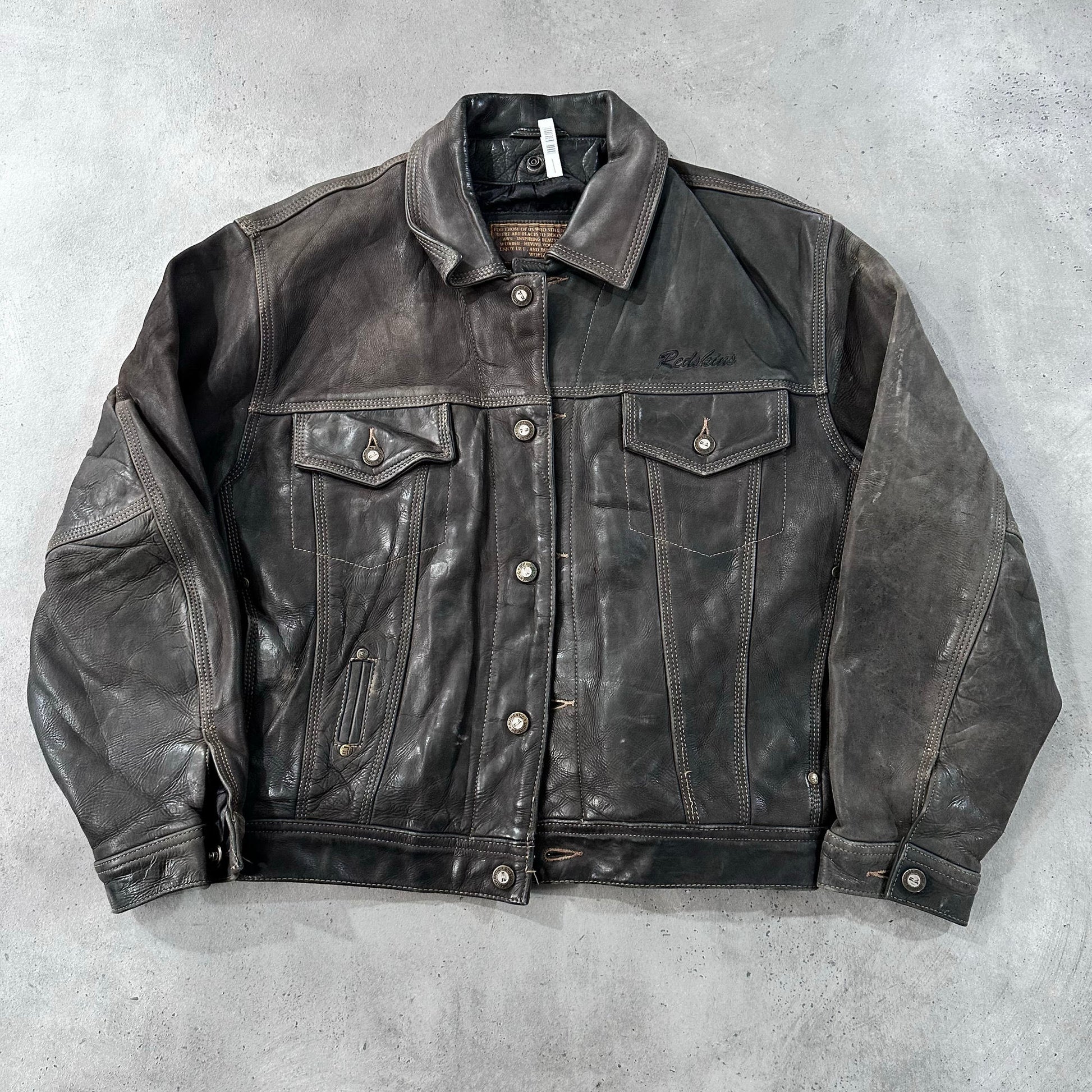 Vintage 70s-90s France Redskins Retro Leather Jackets