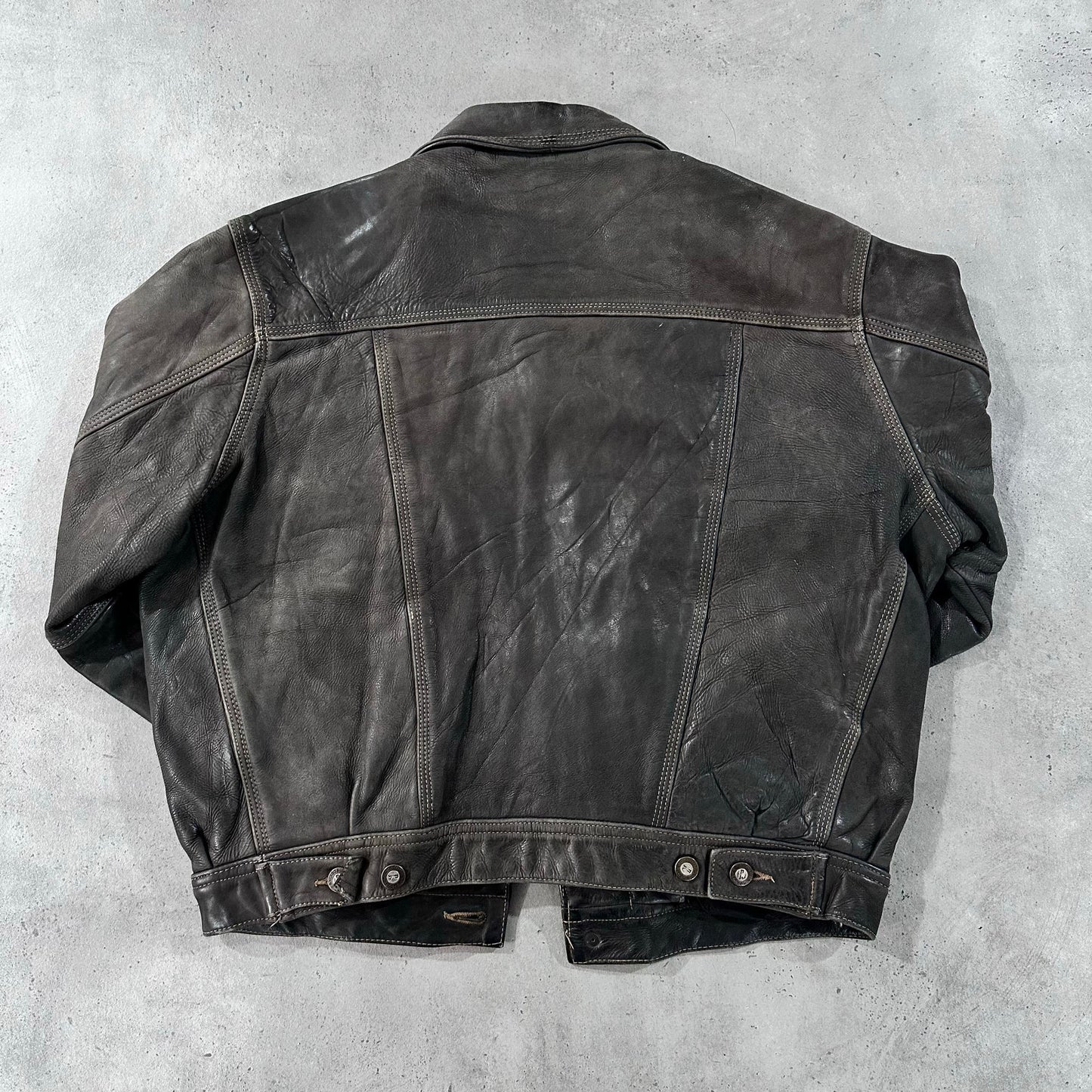 Vintage 70s-90s France Redskins Retro Leather Jackets