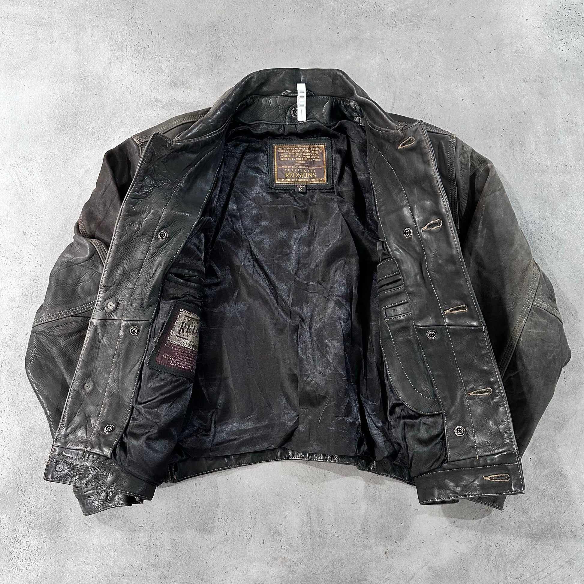 Vintage 70s-90s France Redskins Retro Leather Jackets