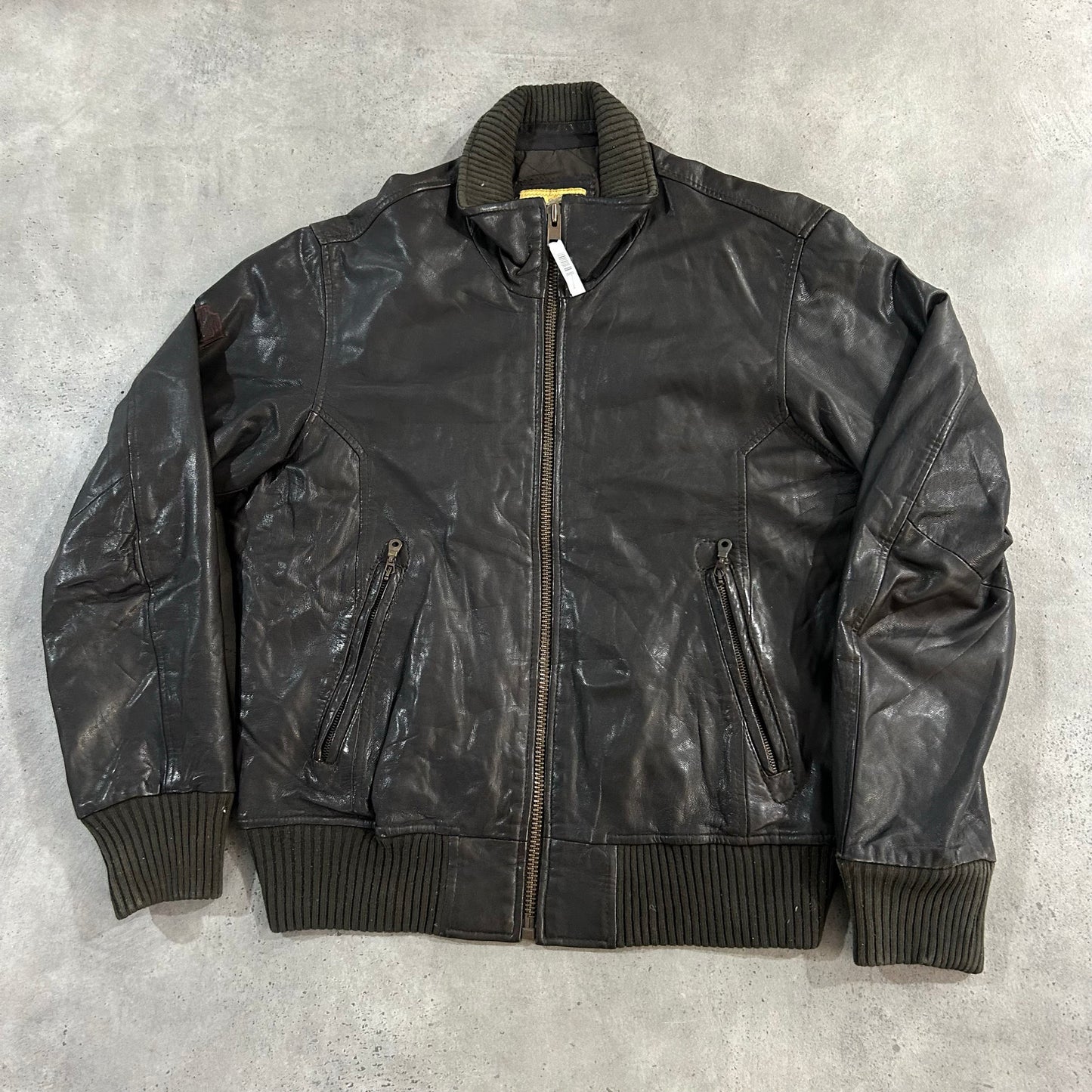 Vintage 70s-90s Oakwood Retro Flight Leather Jackets