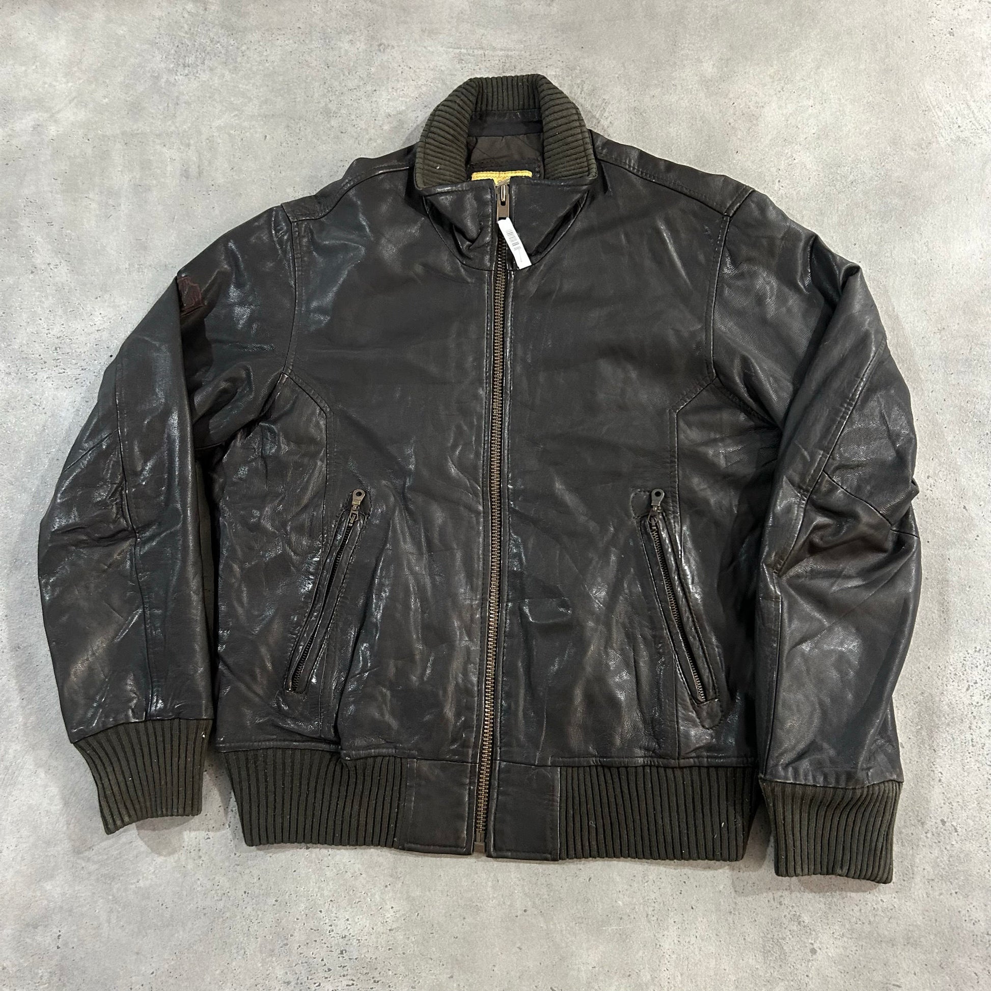 Vintage 70s-90s Oakwood Retro Flight Leather Jackets
