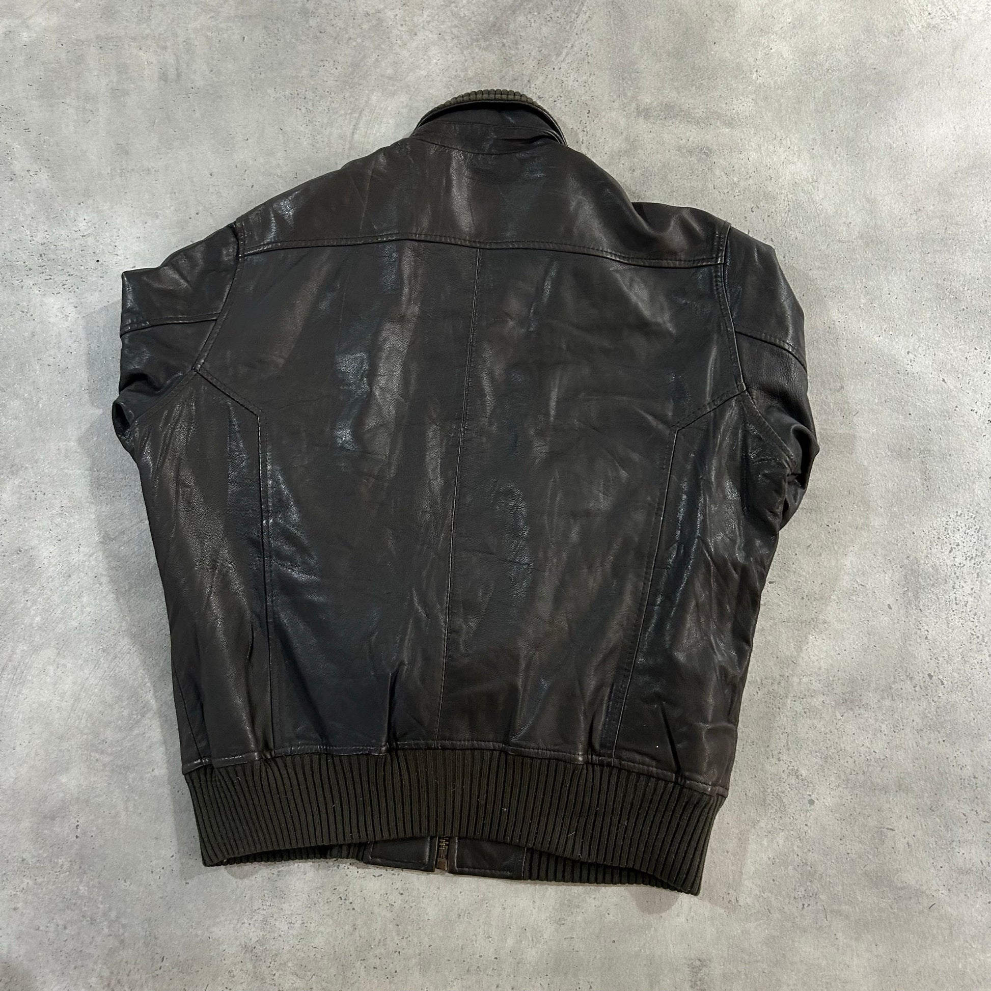 Vintage 70s-90s Oakwood Retro Flight Leather Jackets