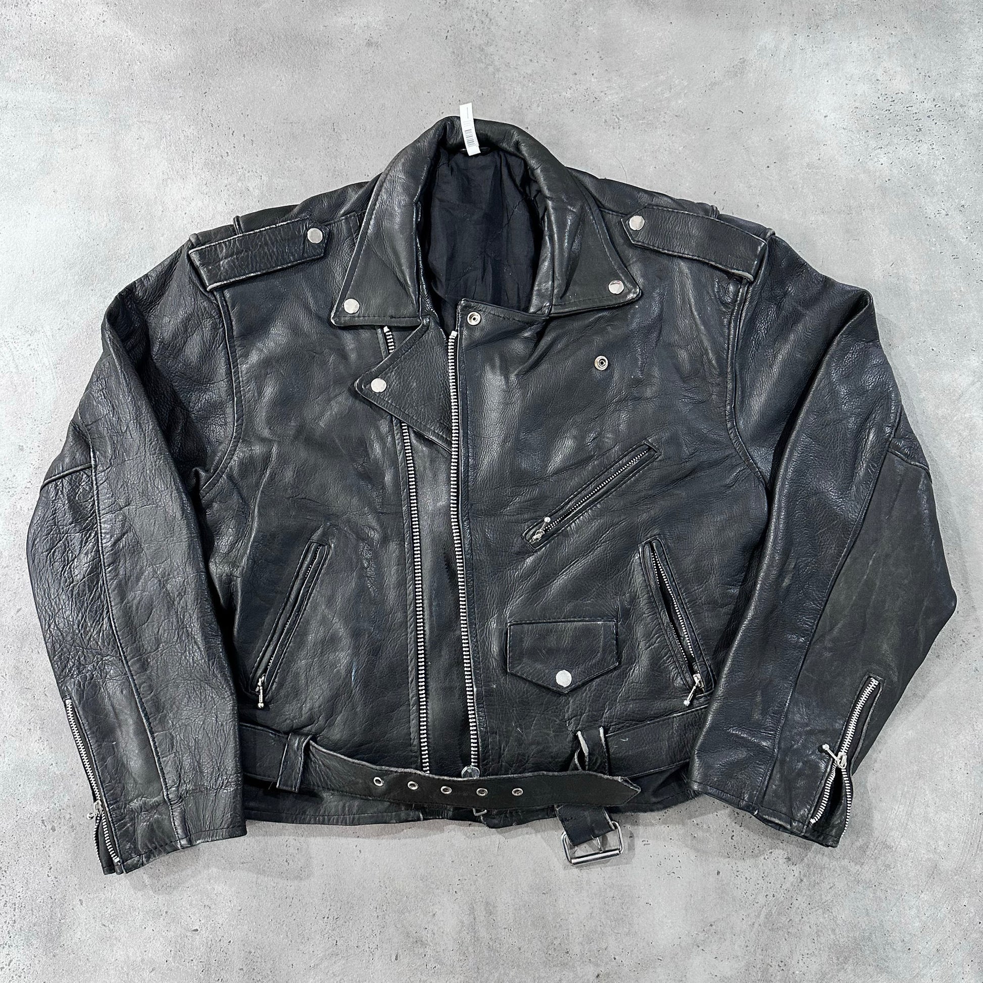 Vintage 70s-90s Double Rider Leather Jackets