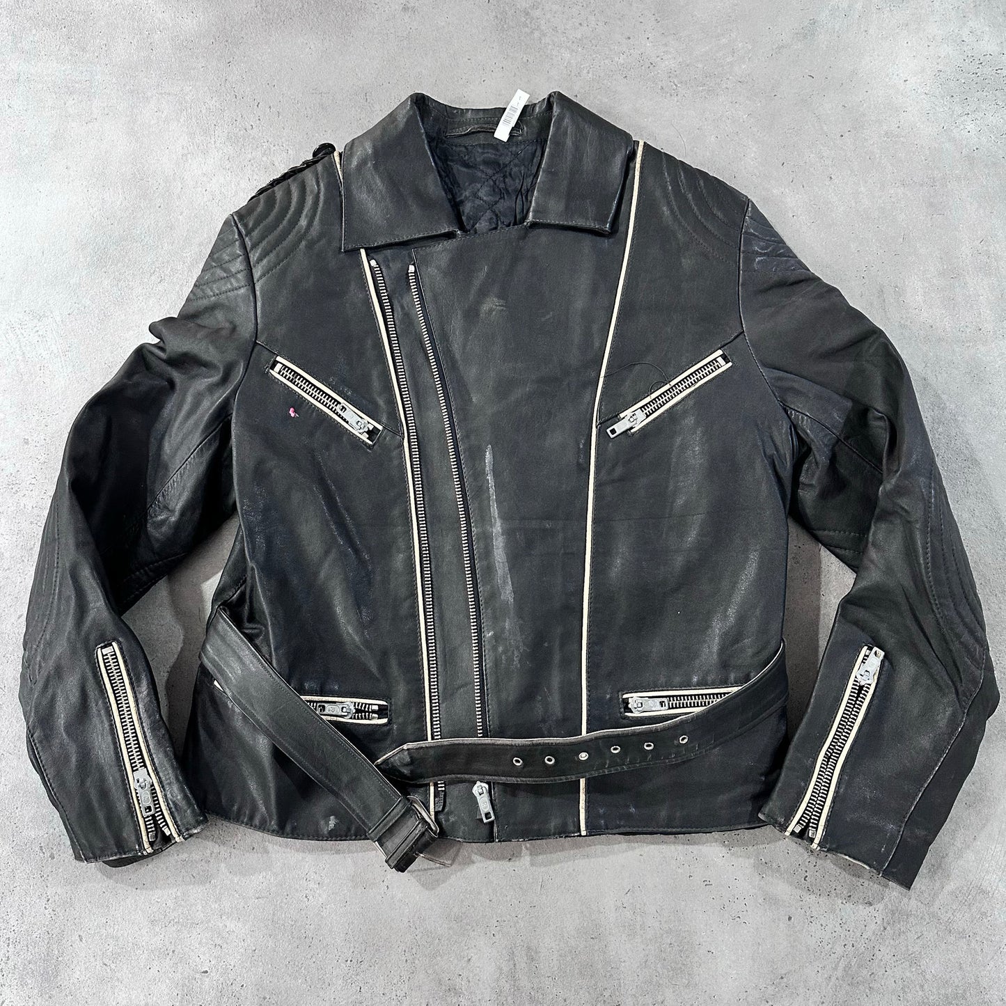 Vintage 70s-90s Germany Double Rider Leather Jackets