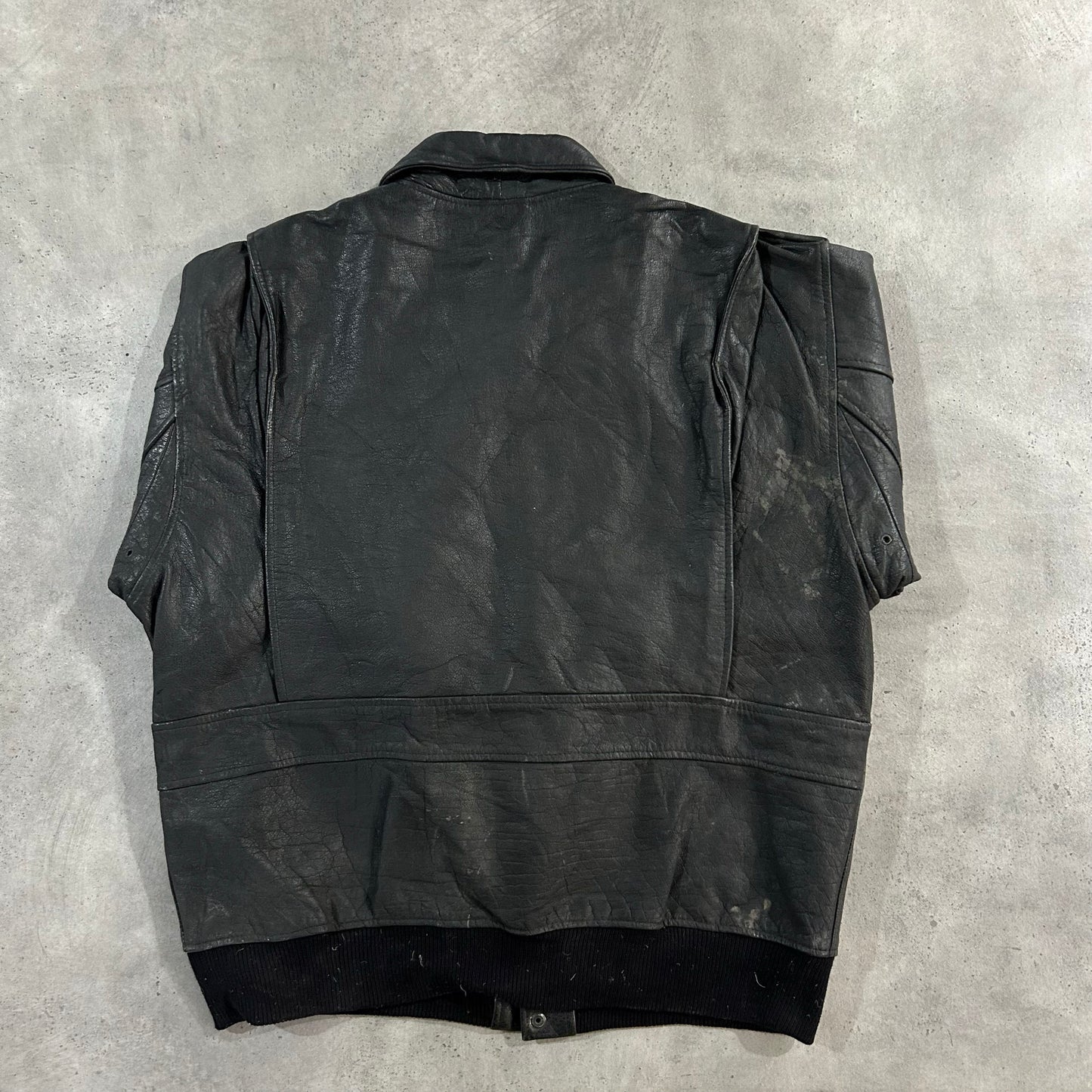 Vintage 70s-90s France Military Flight Leather Jackets