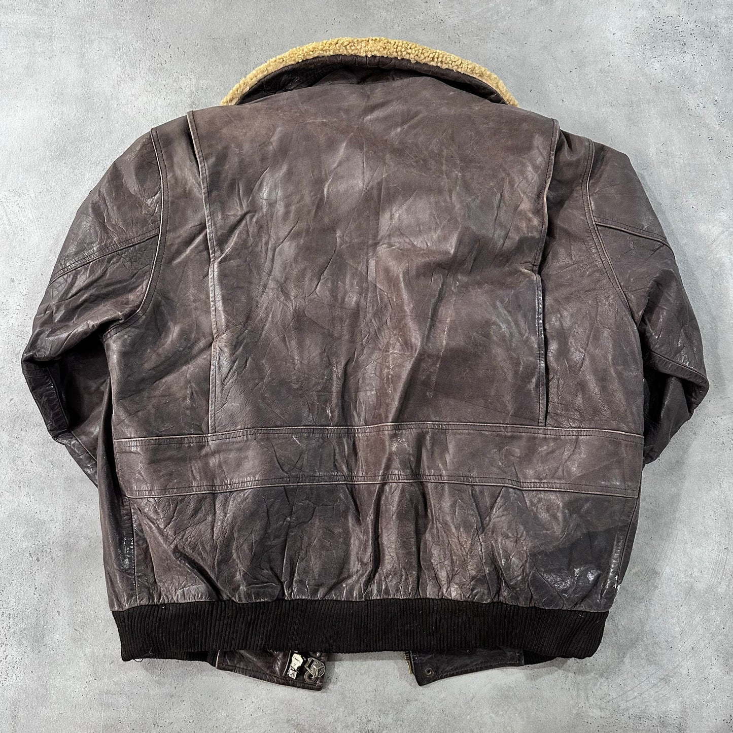 Vintage 70s-90s Military Flight Leather Jackets