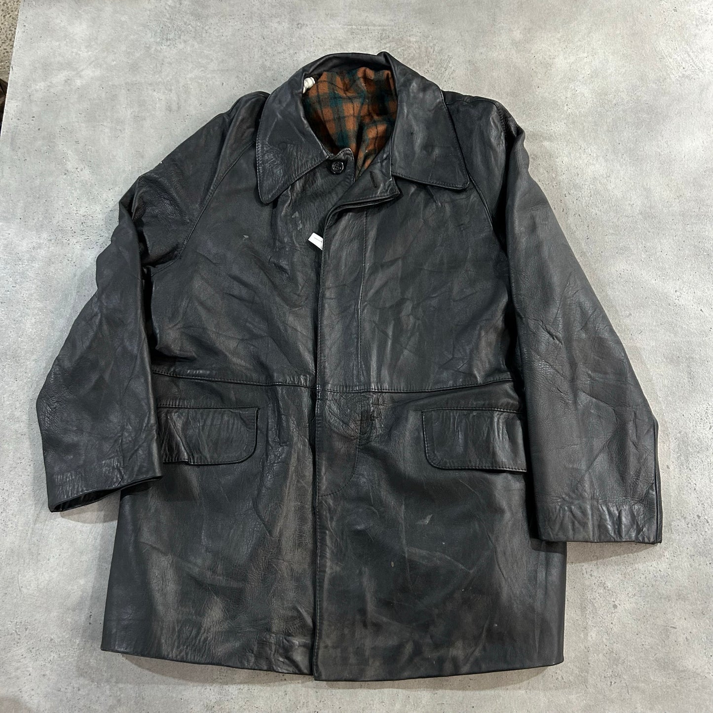 Vintage 70s-90s France Mid-Length Leather Jackets