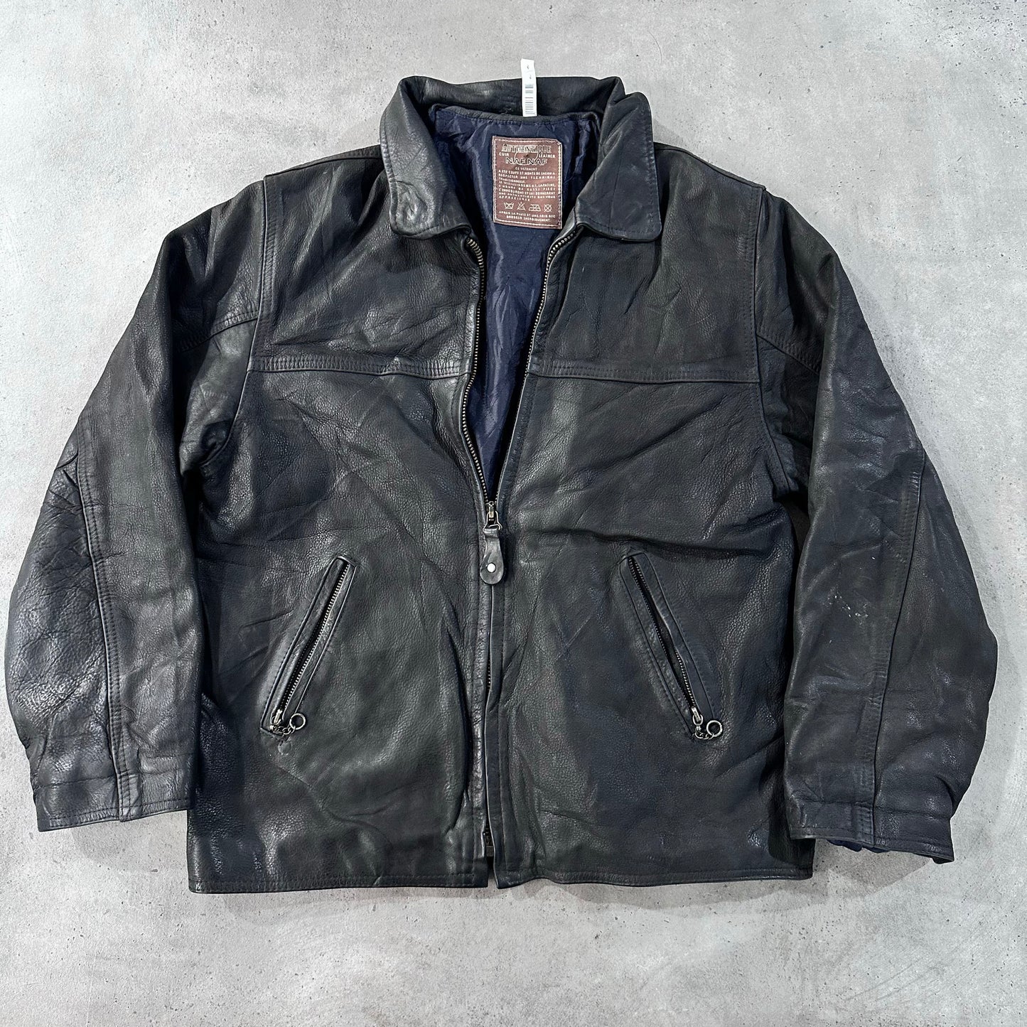 Vintage 70s-90s France Retro Leather Jackets