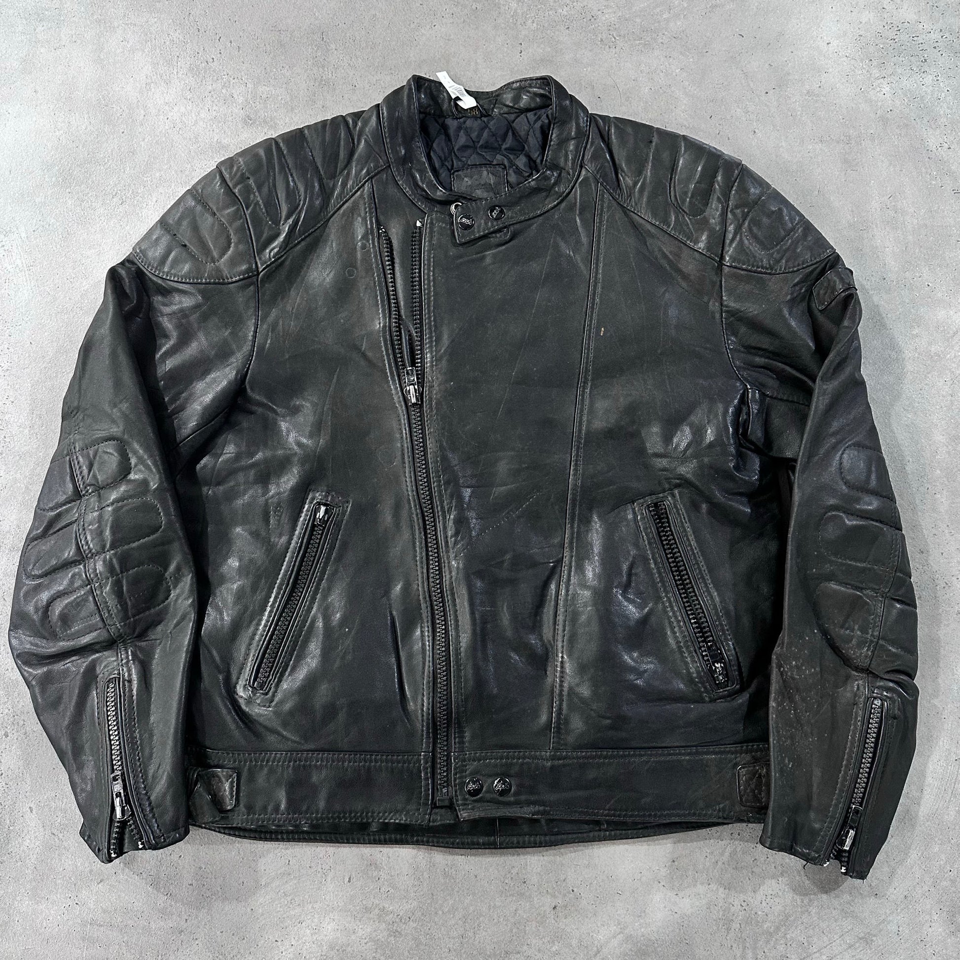 Vintage 70s-90s Germany Double Rider Leather Jackets
