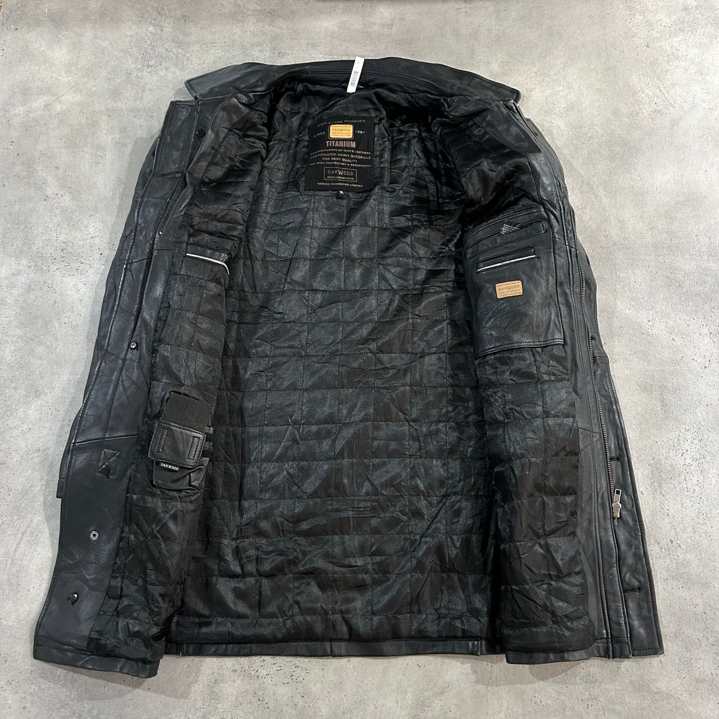 Vintage 70s-90s Oakwood Retro Mid-Length Leather Jackets