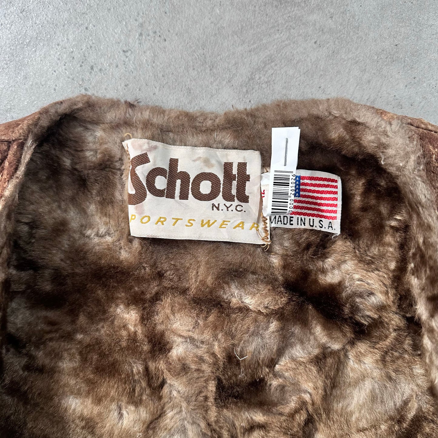 Vintage 70s-90s USA Schott Retro Vests