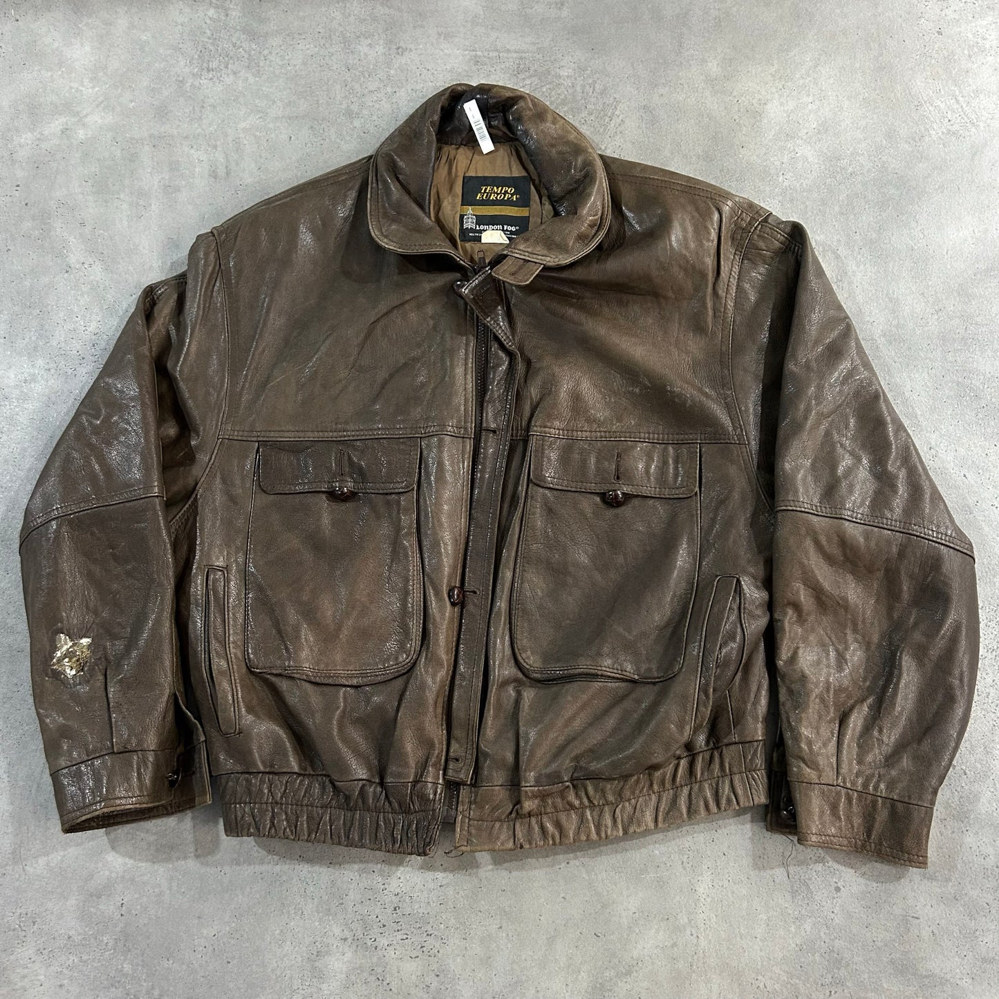 Vintage 70s-90s Canada London Fog Retro Flight Leather Jackets