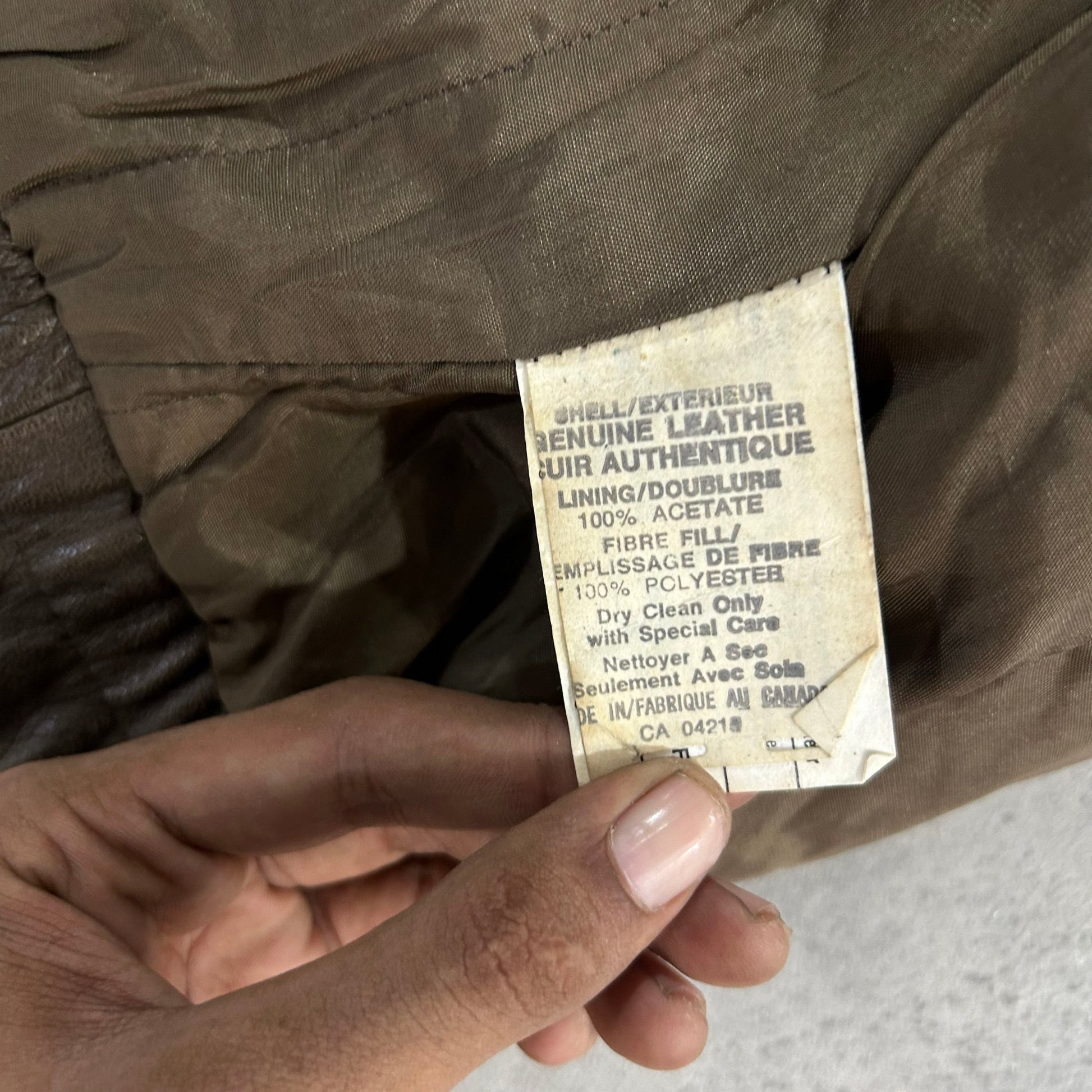 Vintage 70s-90s Canada London Fog Retro Flight Leather Jackets